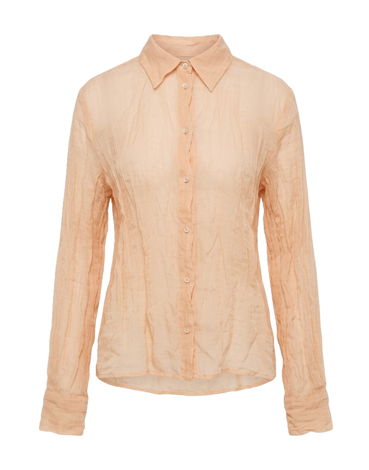 ERIKA CAVALLINI Camicia Alda in Organza Metal Marsala