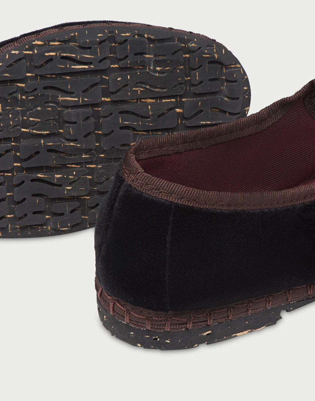 FLABELUS Friulane Mary Jane Sethe in Velluto Nero