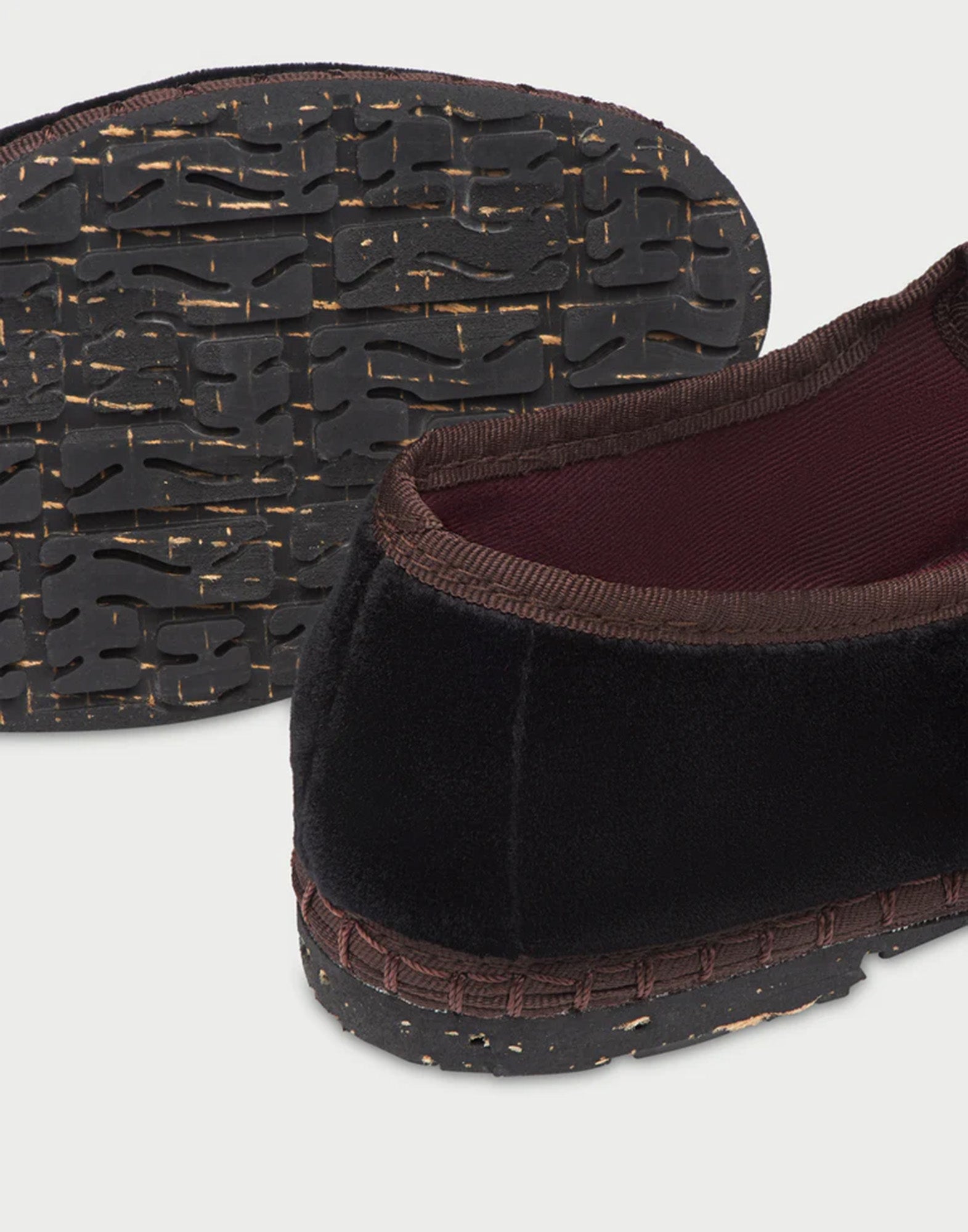 FLABELUS Friulane Mary Jane Sethe in Velluto Nero