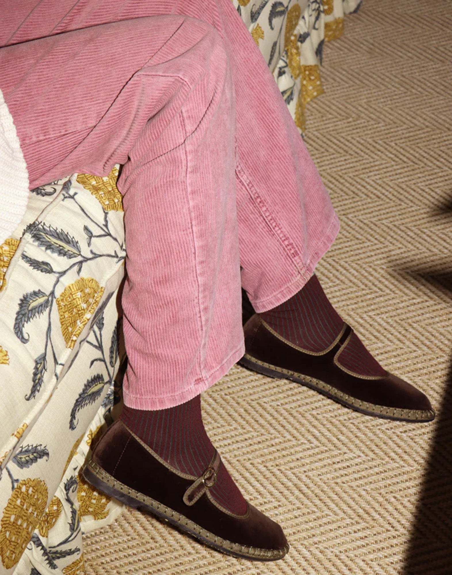 FLABELUS Friulane Mary Jane Sethe in Velluto Nero