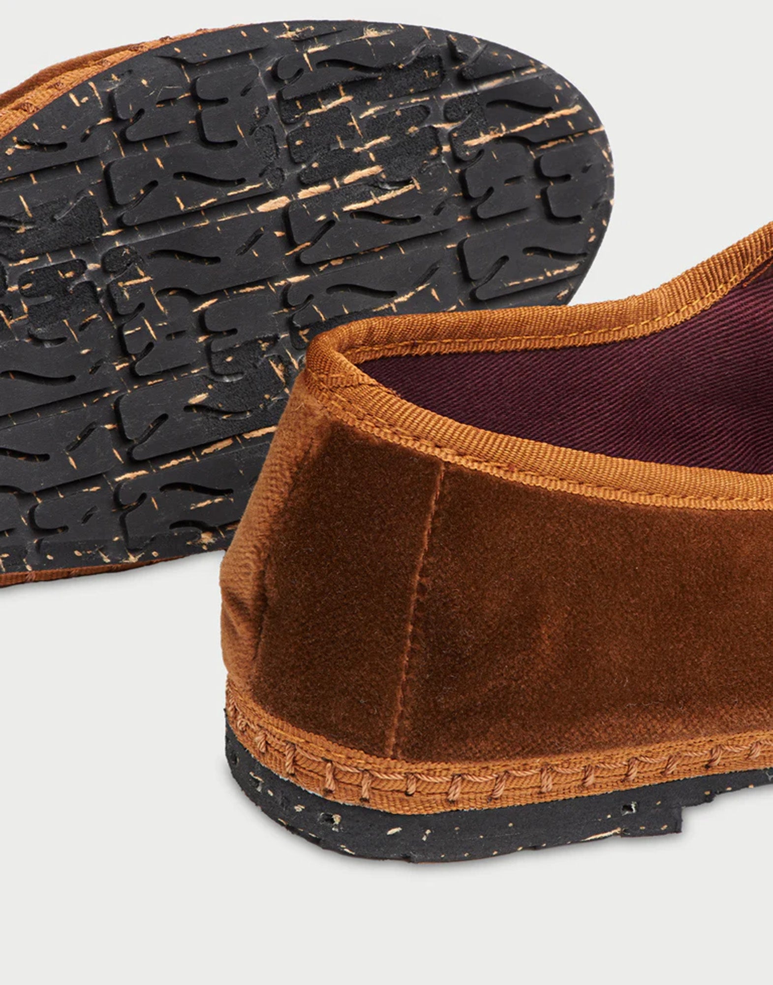 FLABELUS Friulane Mary Jane Yoki in Velluto Marrone