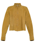 FORTE FORTE Camicia in Suede Ambra
