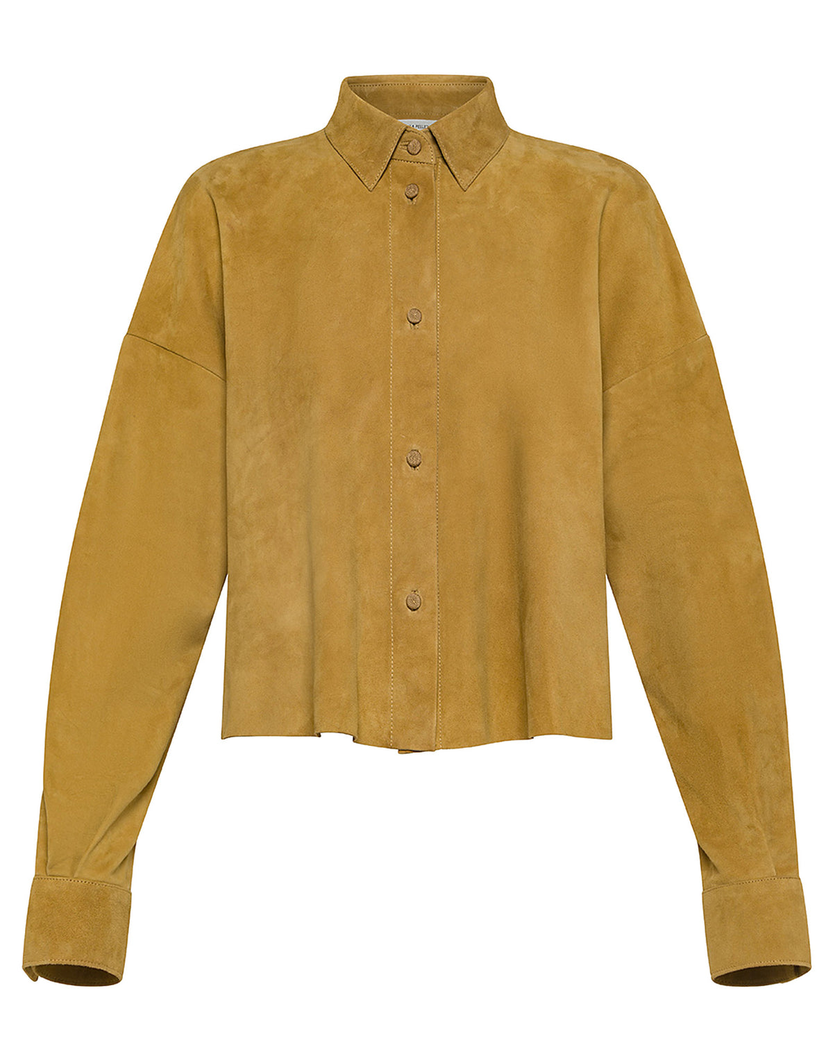 FORTE FORTE Camicia in Suede Ambra
