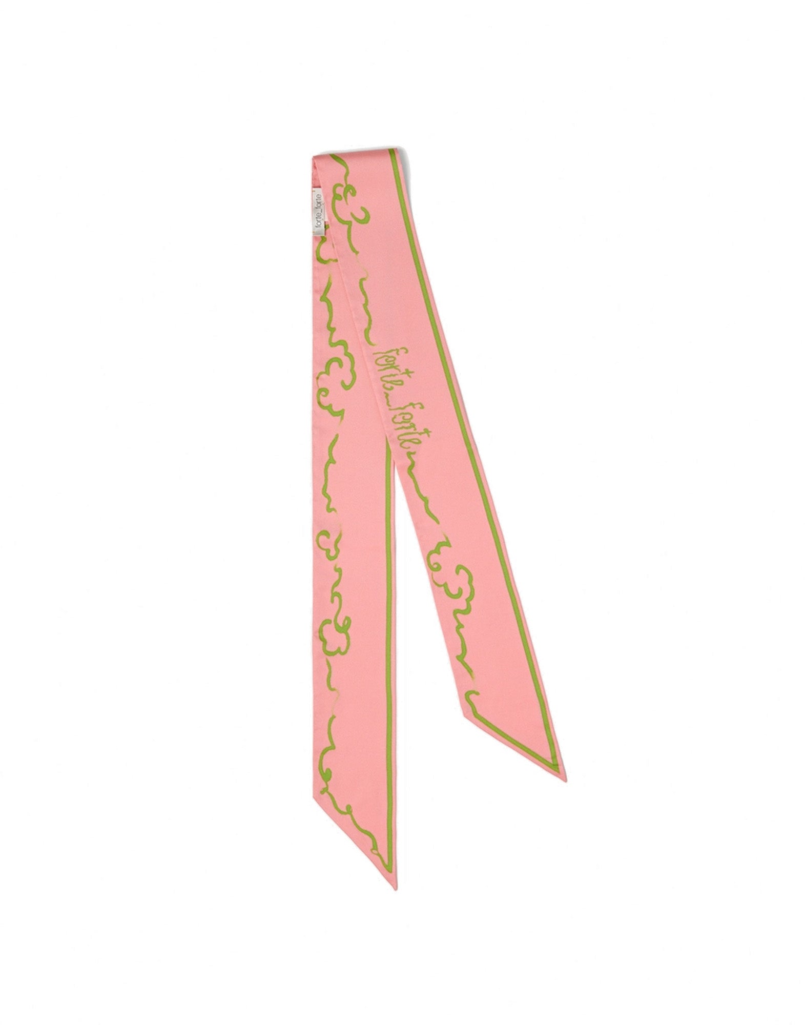 FORTE FORTE Bandeau “Peonia My Love” in Twill Peonia