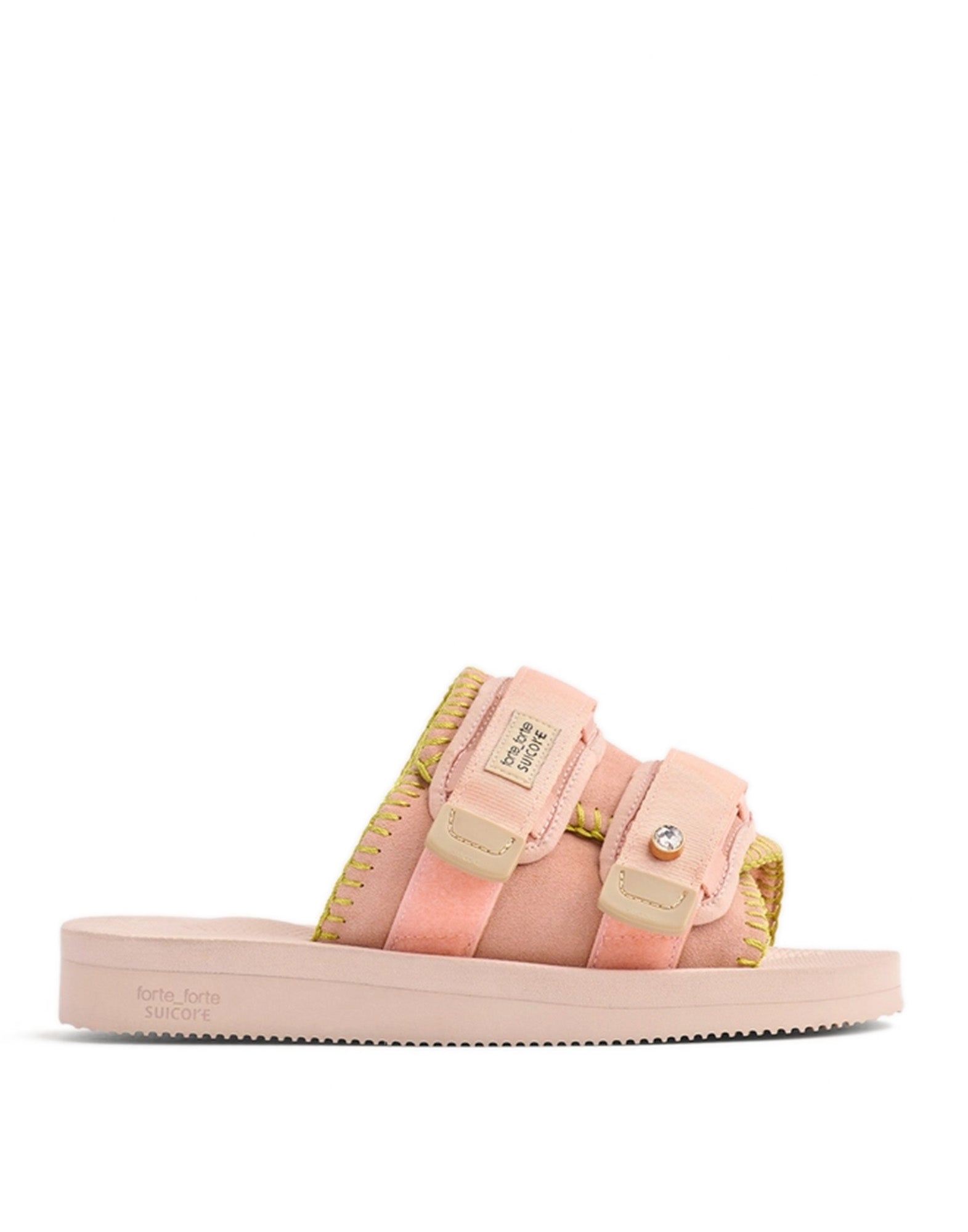 FORTE FORTE x SUICOKE Sandalo a Doppia Fascia con Cristalli Phard