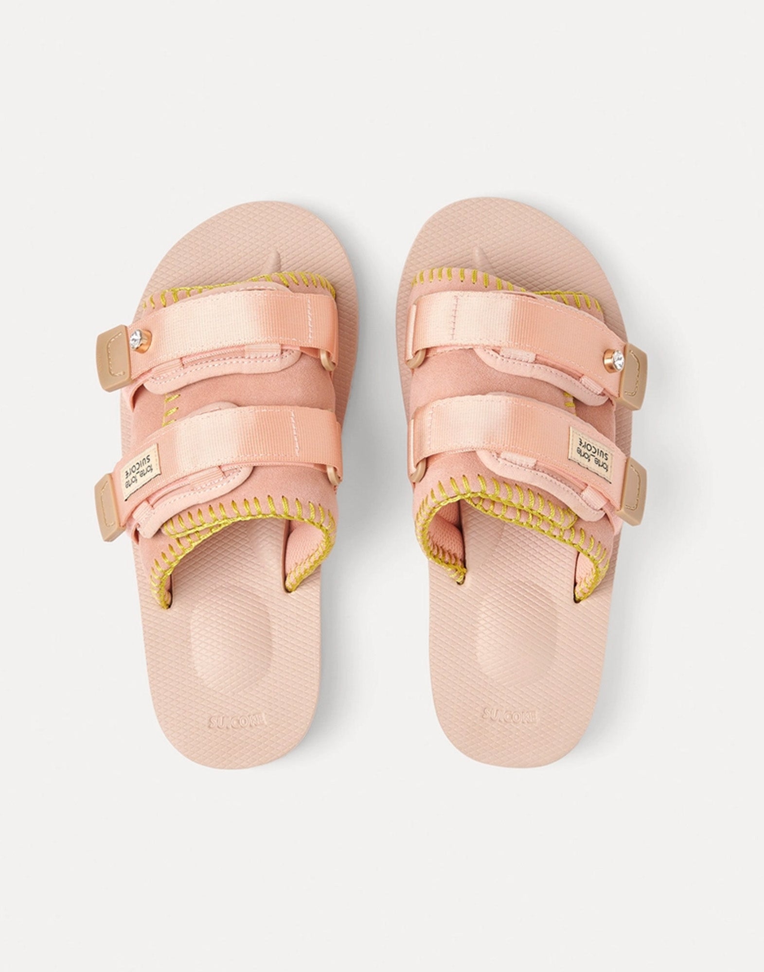 FORTE FORTE x SUICOKE Sandalo a Doppia Fascia con Cristalli Phard