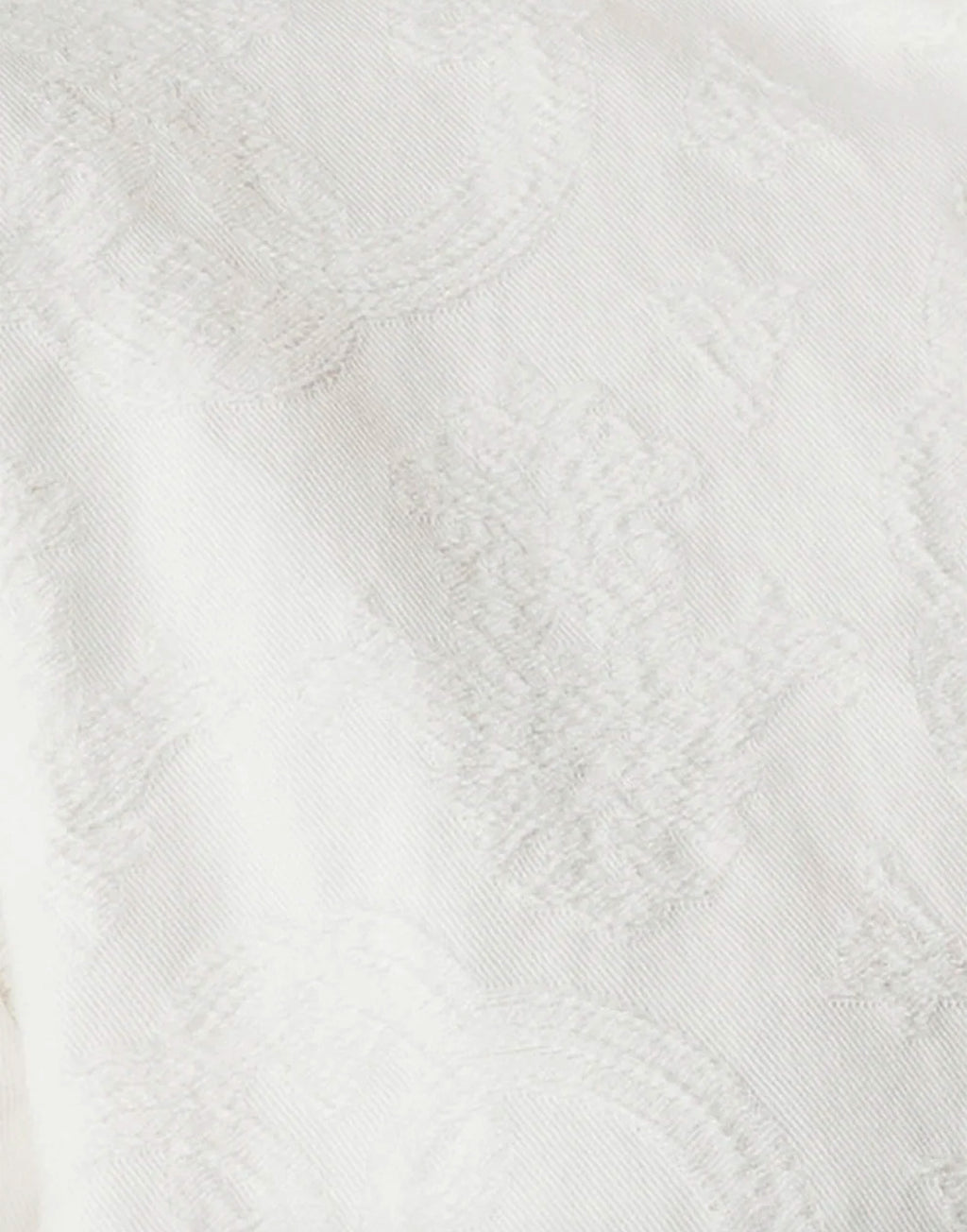 FORTE FORTE Pantaloni Arabesque in Jacquard di Cotone Crystal