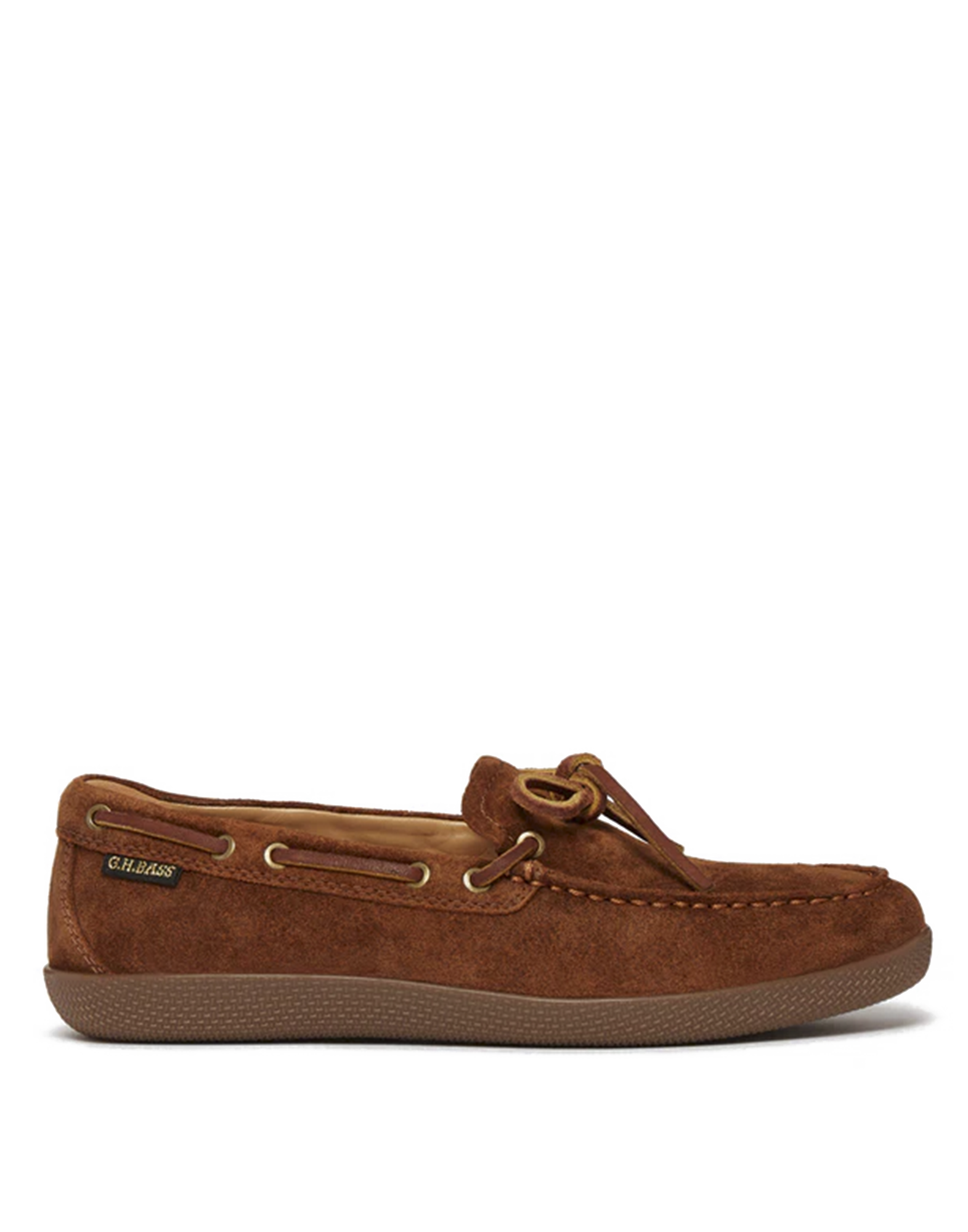 GH BASS Wilton Driver Decker in Suede Marrone