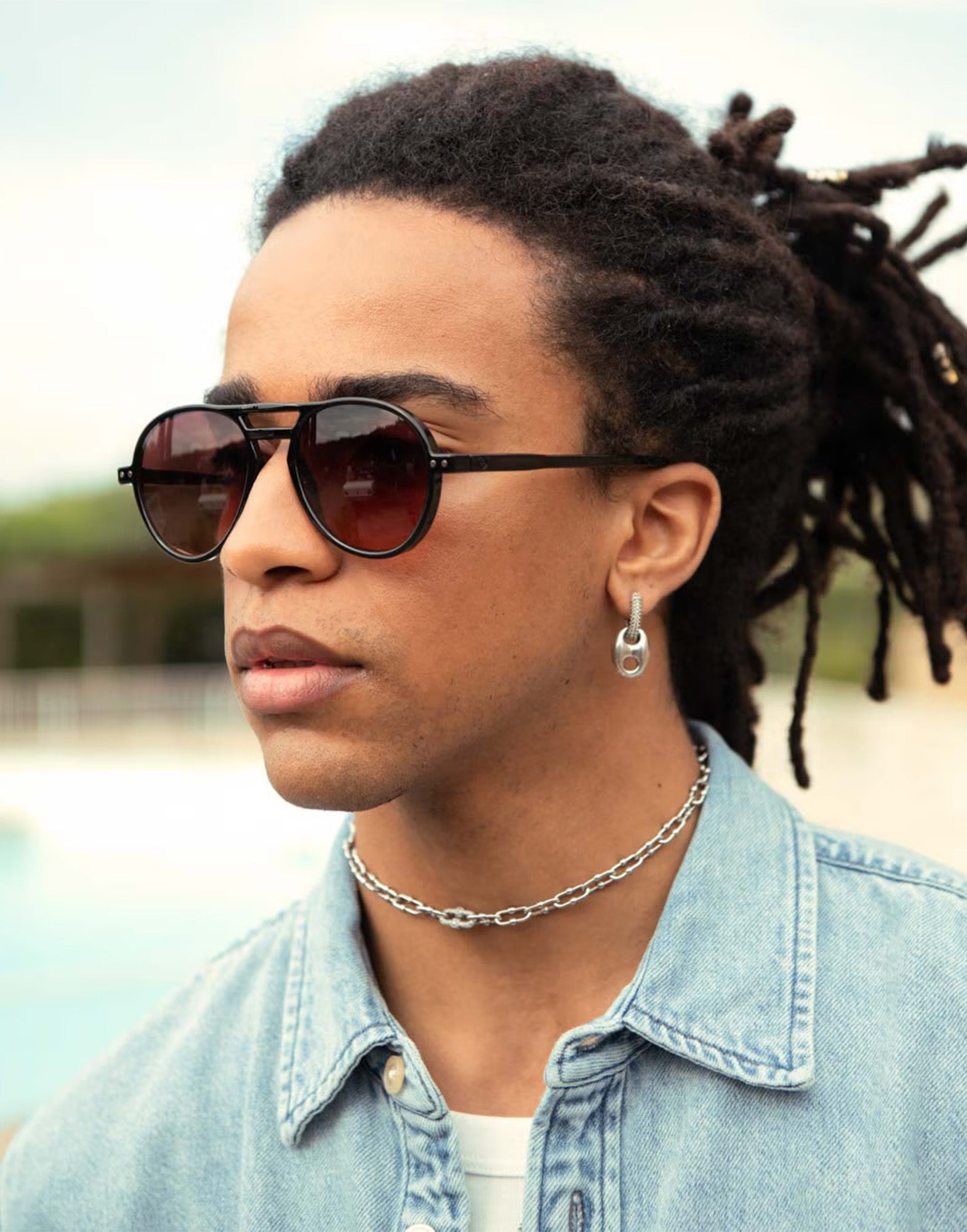 IZIPIZI Occhiali da Sole Mod. Cliff Black Road