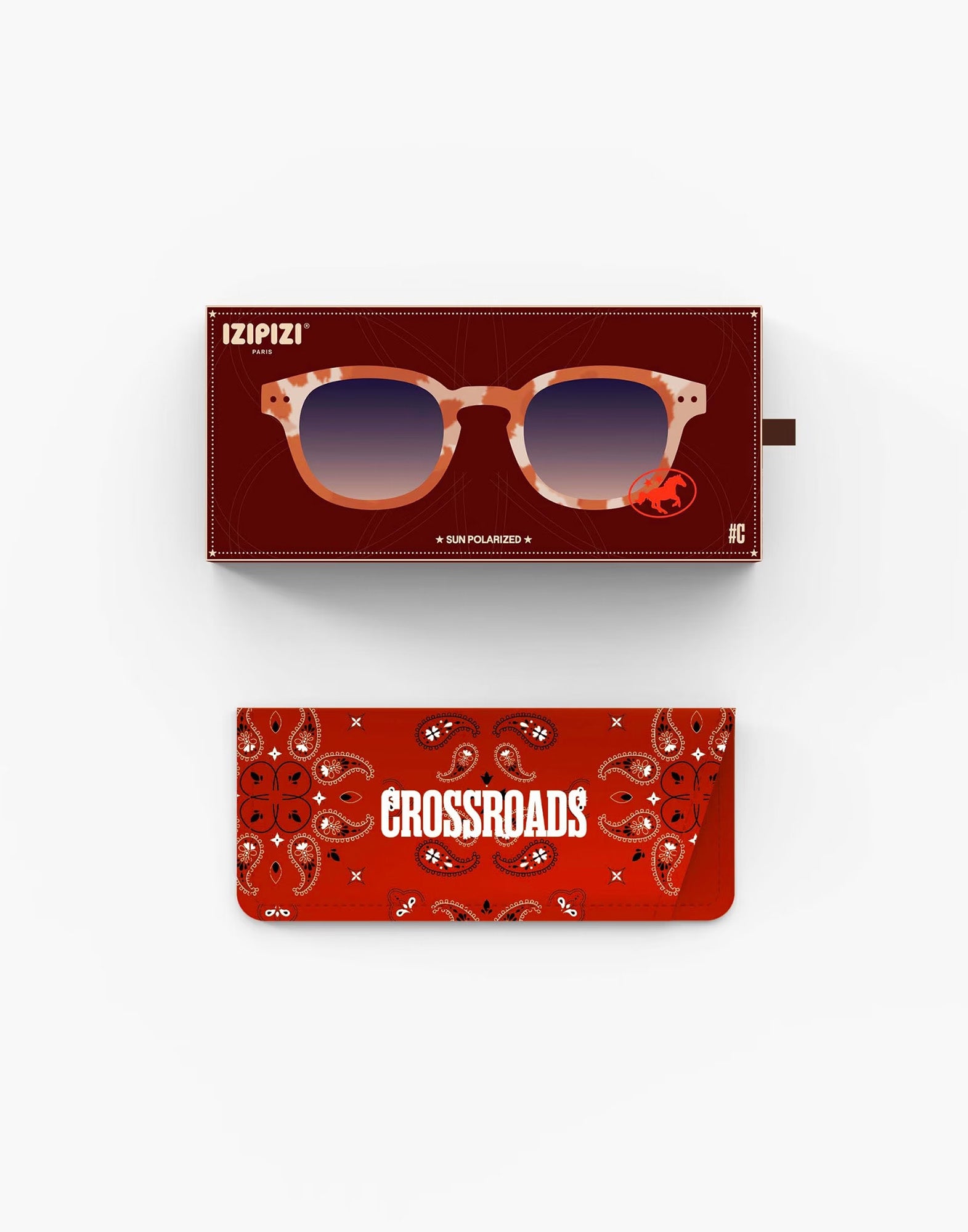 IZIPIZI Occhiali da Sole Mod. C Wild Hooves Polarized