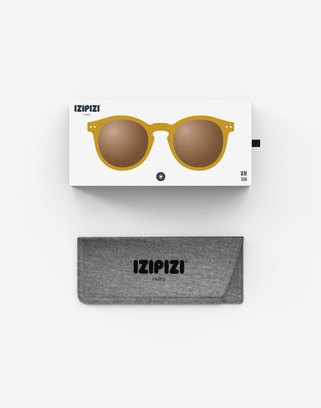 IZIPIZI Occhiali da Sole #M Golden Green