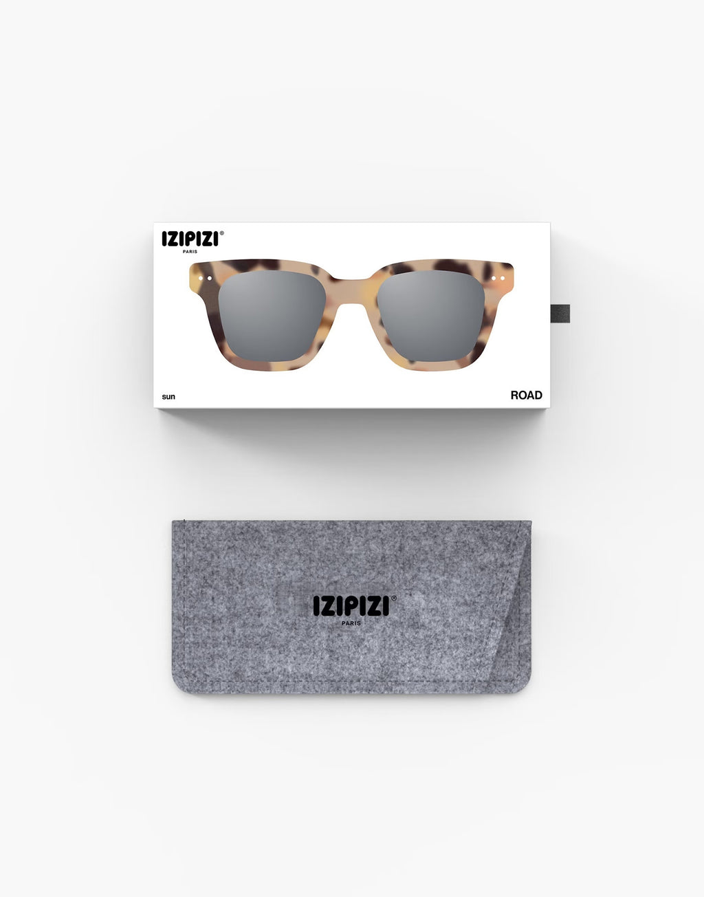 IZIPIZI Occhiali da Sole Mod. ROAD Light Tortoise