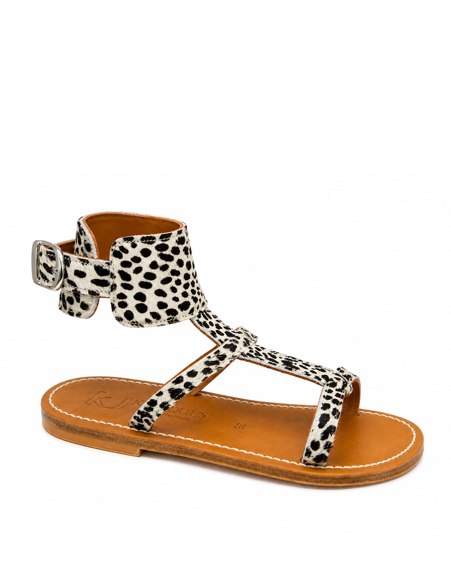 K.JACQUES Sandali Caravelle in Cavallino Guepard