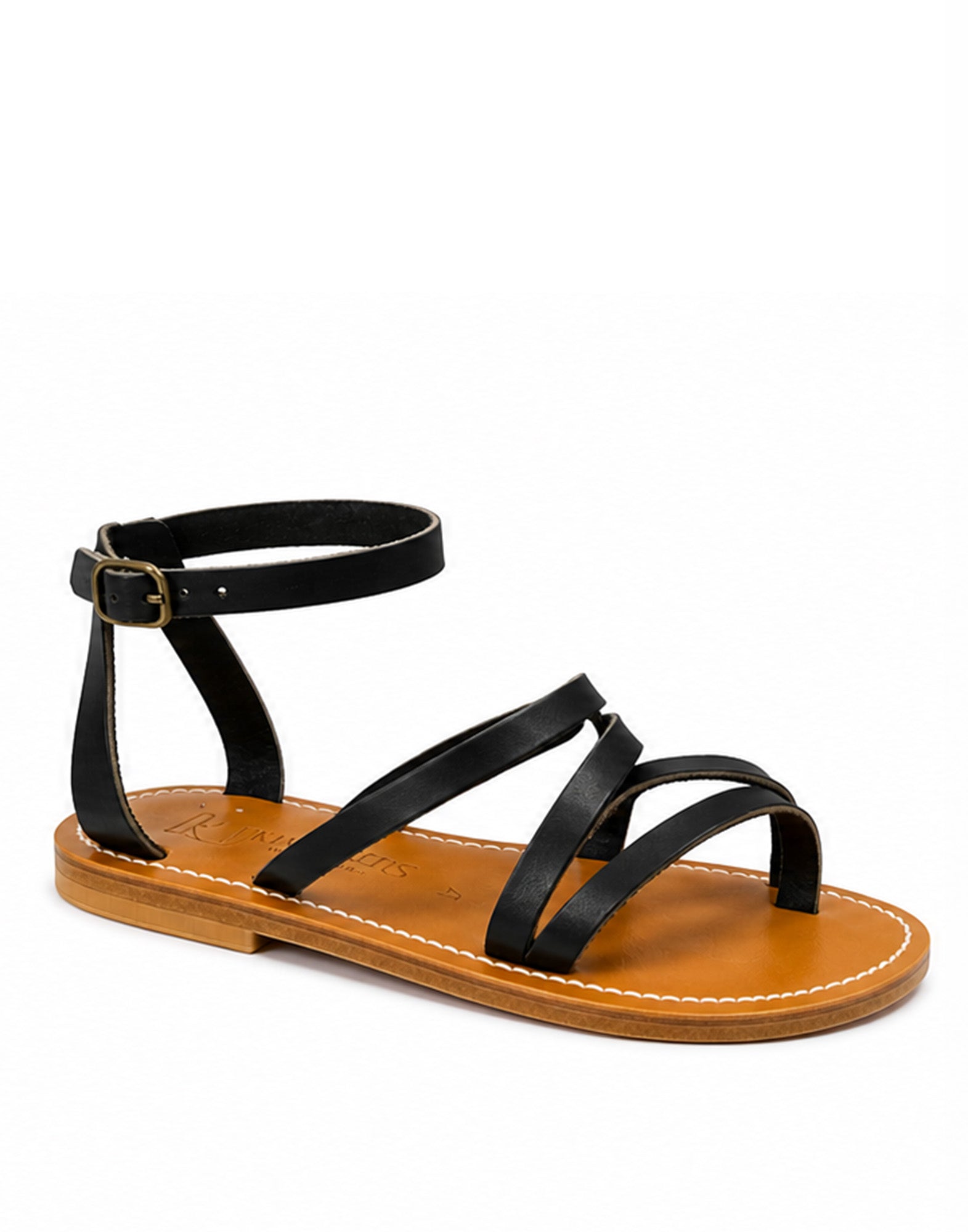 K.JACQUES Sandali Epicure in Pelle Noir