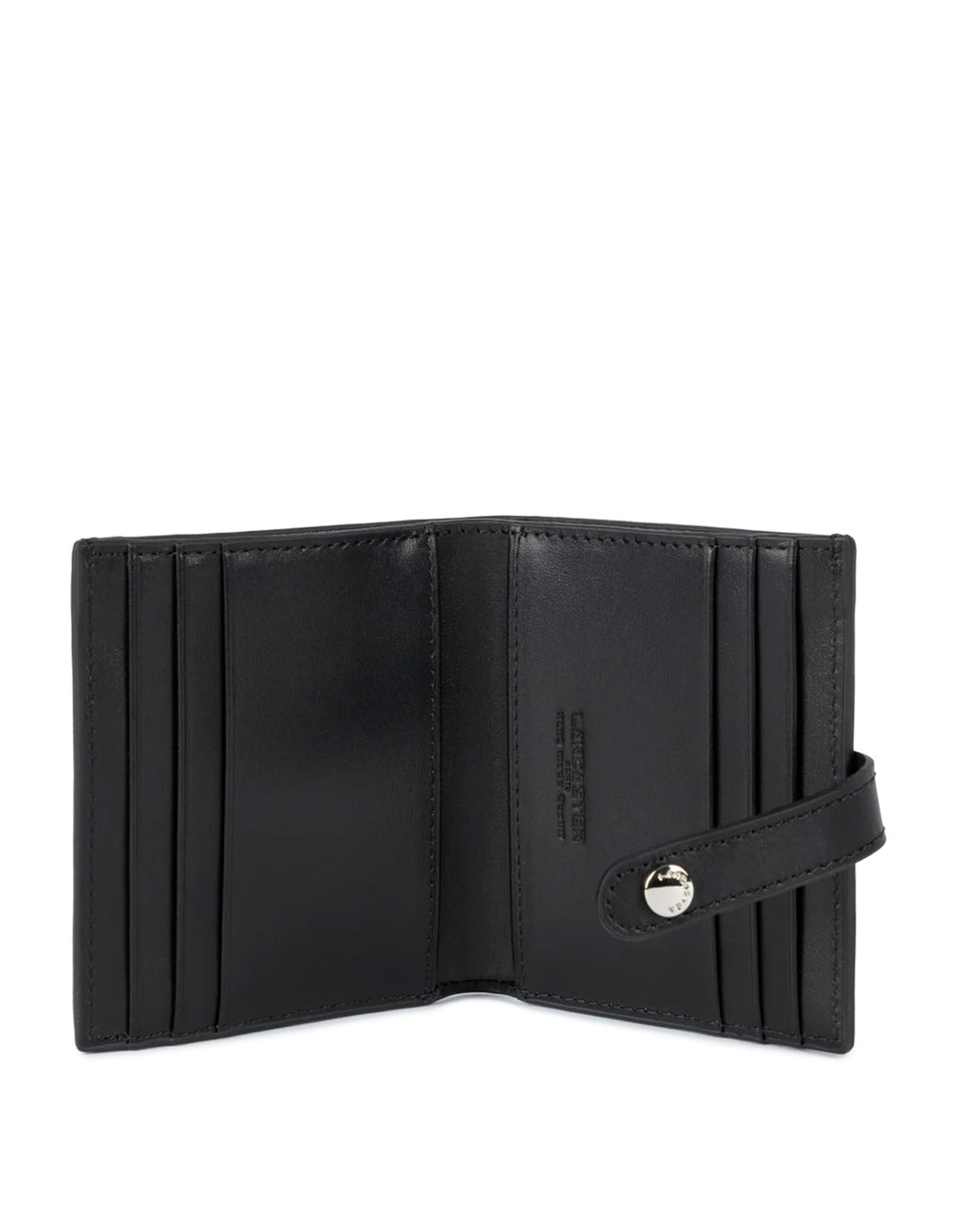 LANCASTER Porta Carte Paris PM in Pelle di Vitello Noir