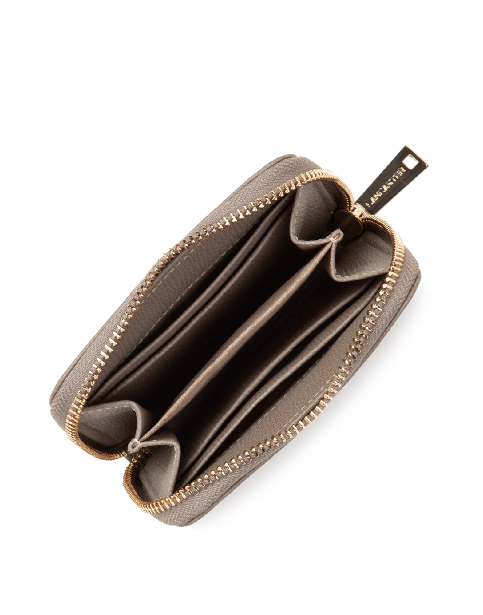 LANCASTER Portafoglio Paris PM in Pelle di Vitello Galet