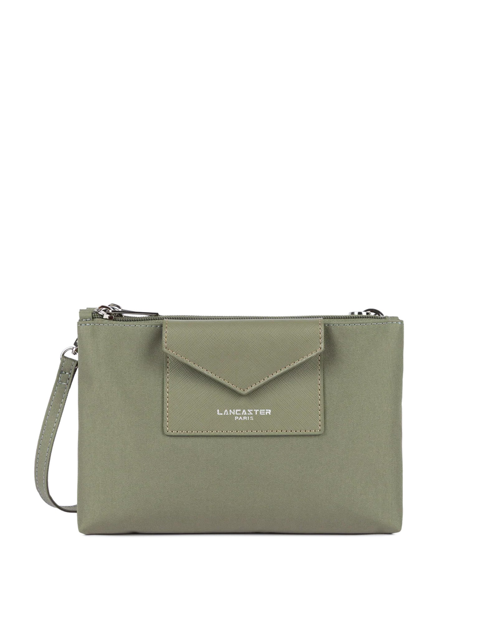 LANCASTER Pochette Doppia Smart KBA Kaki Clair