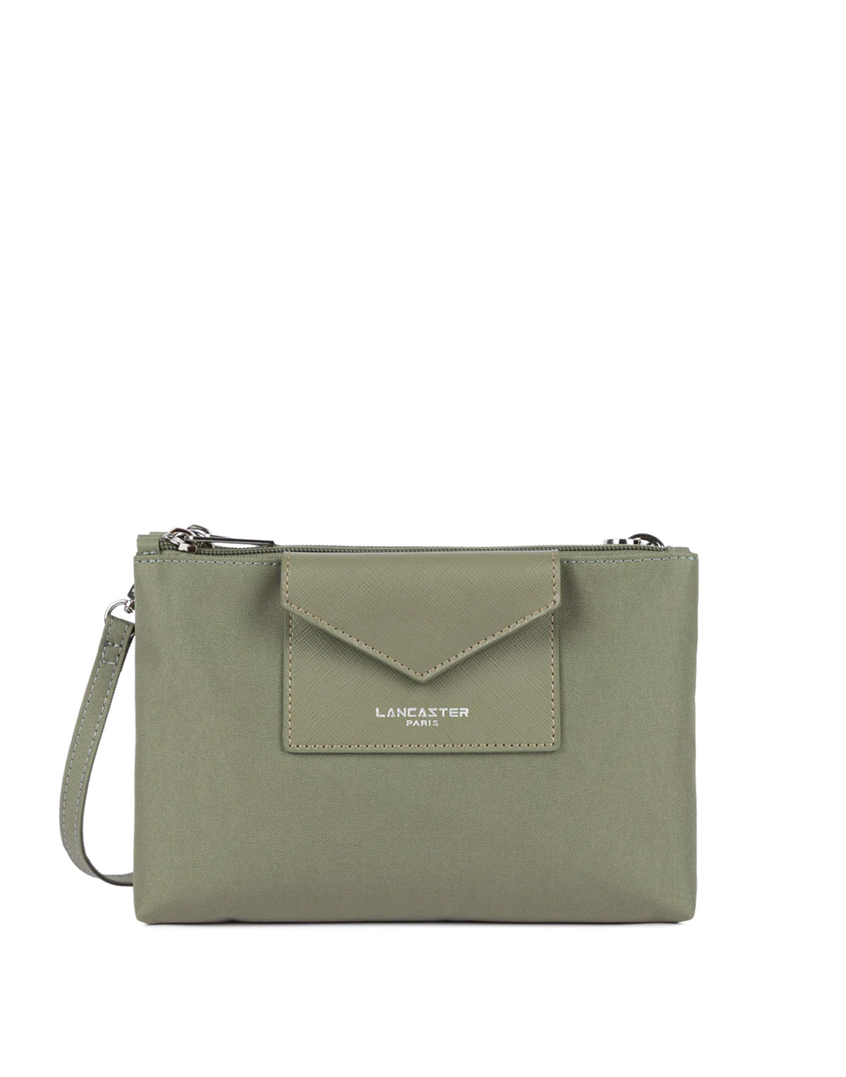 LANCASTER Pochette Doppia Smart KBA Kaki Clair