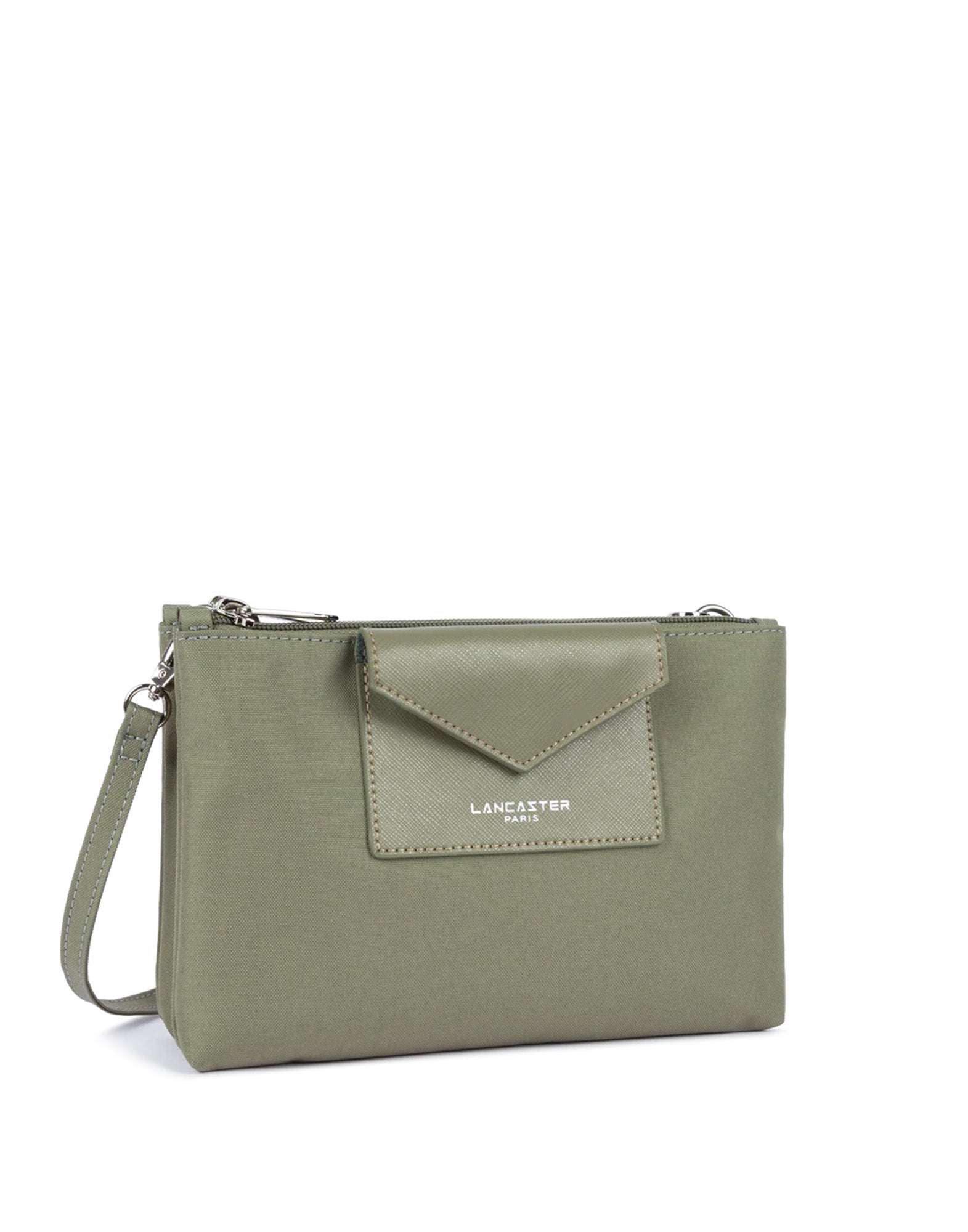 LANCASTER Pochette Doppia Smart KBA Kaki Clair