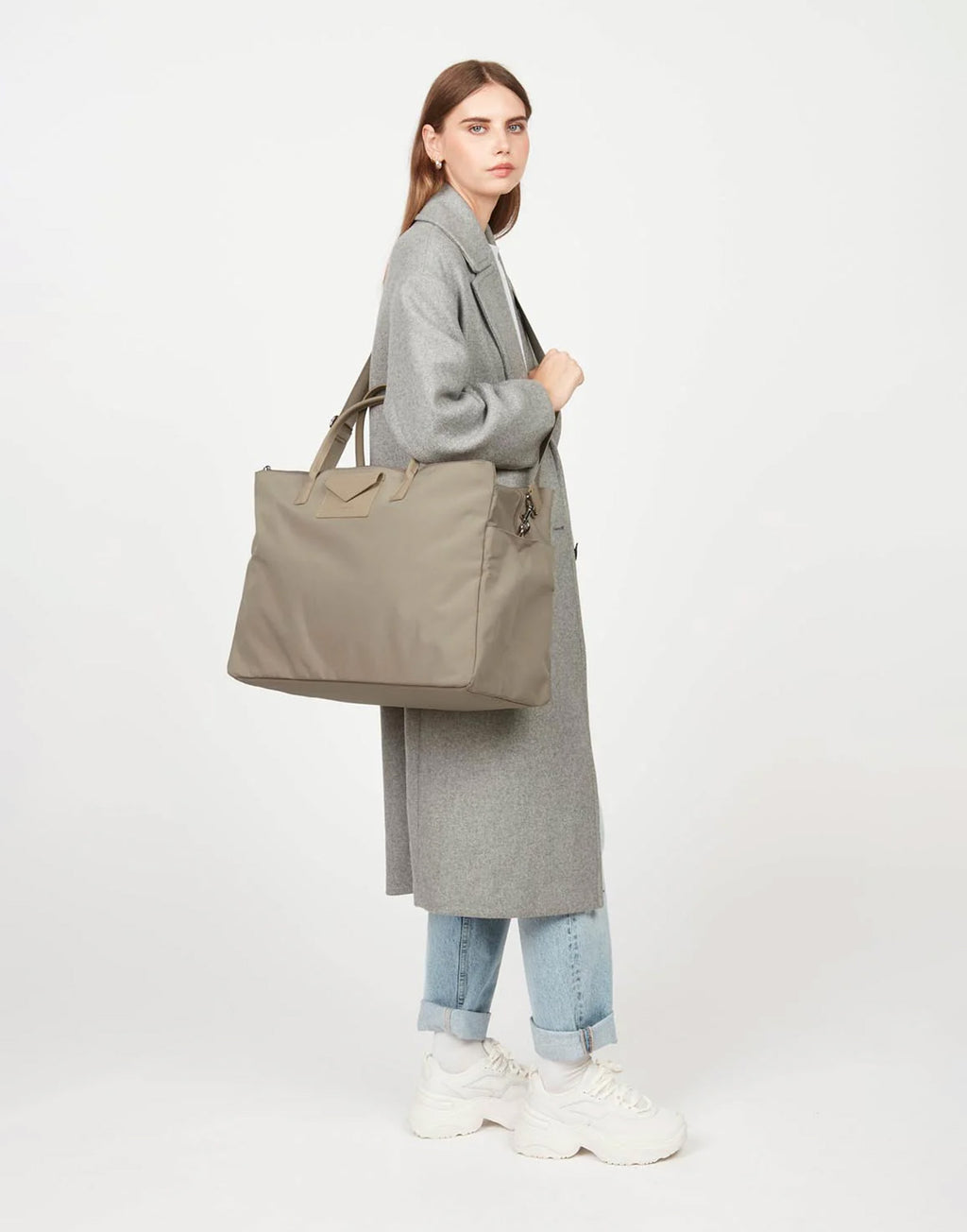 LANCASTER Borsa da Viaggio Smart KBA in Nylon Galet