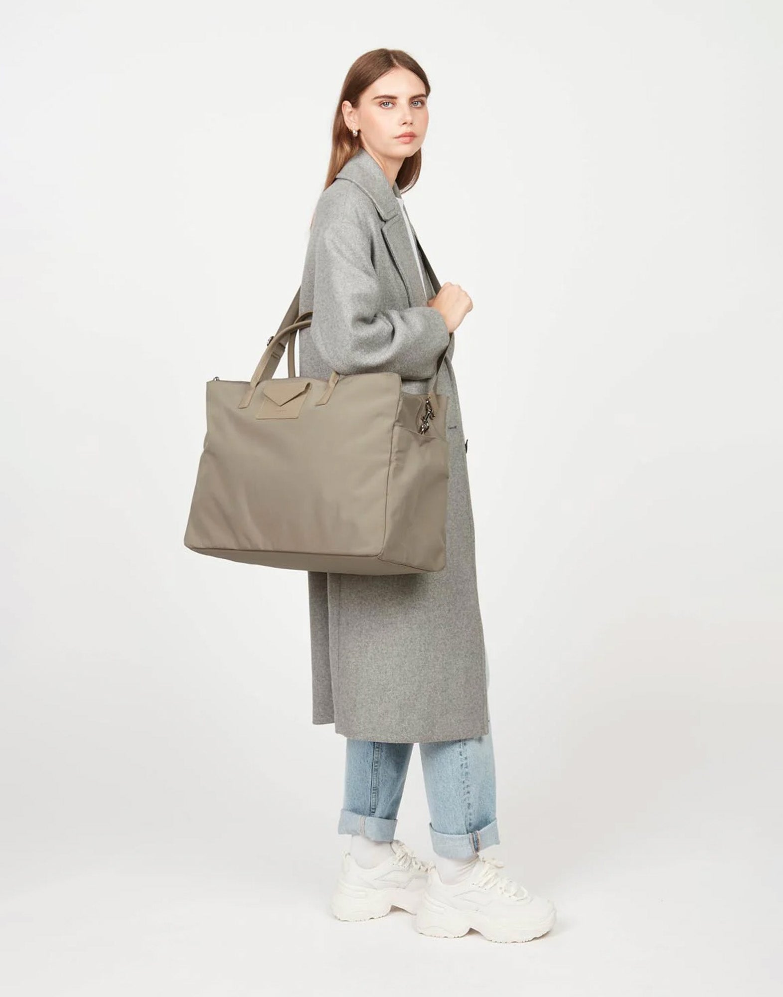 LANCASTER Borsa da Viaggio Smart KBA in Nylon Galet