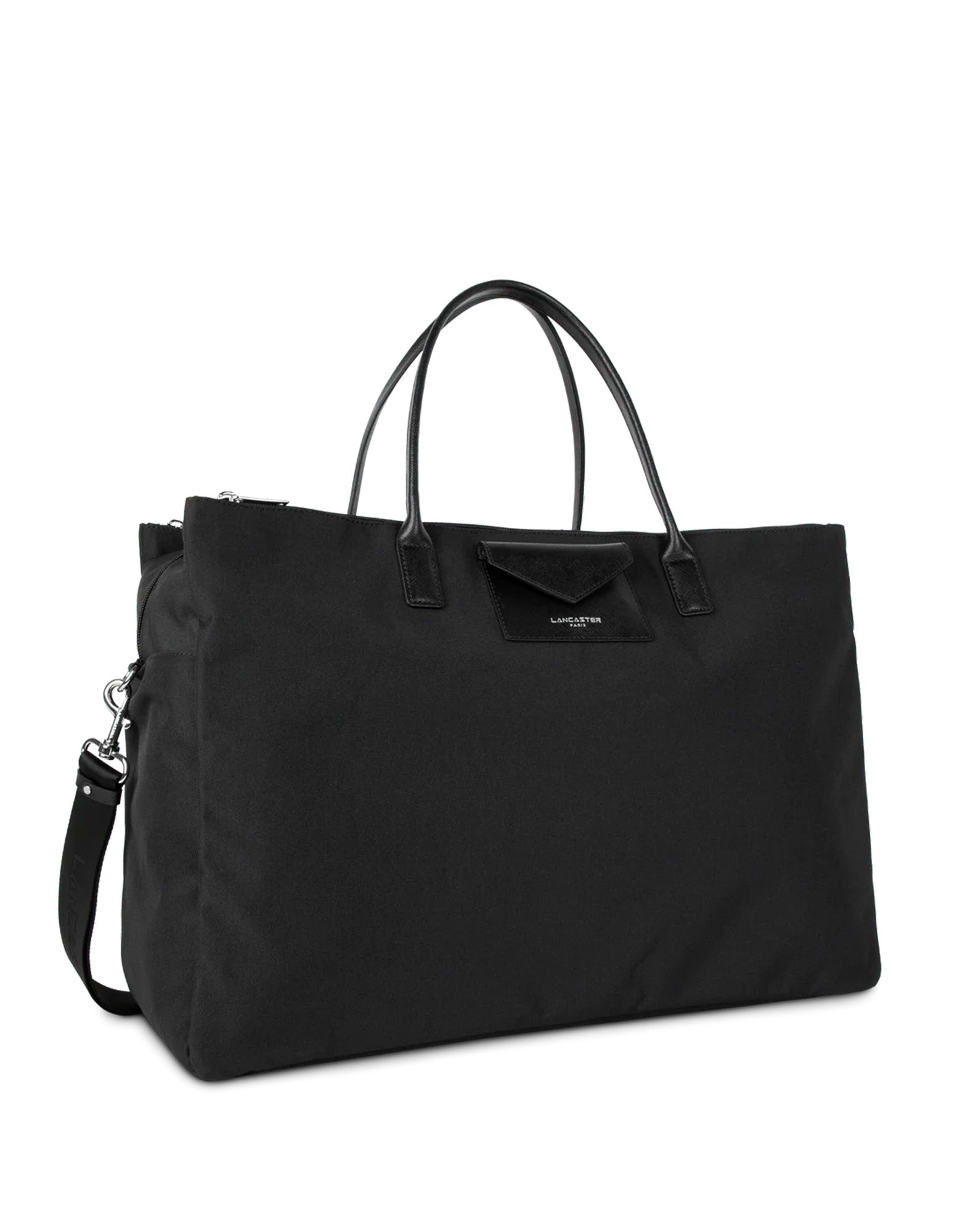 LANCASTER Borsa da Viaggio Smart KBA in Nylon Noir