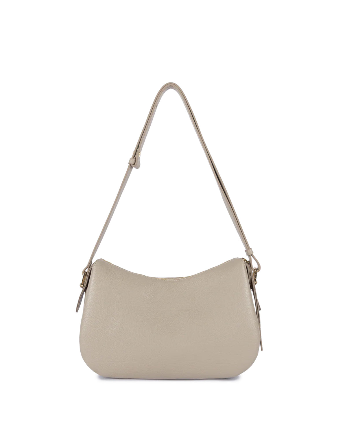 LANCASTER Borsa Besace Dune in Pelle Martellata Galet