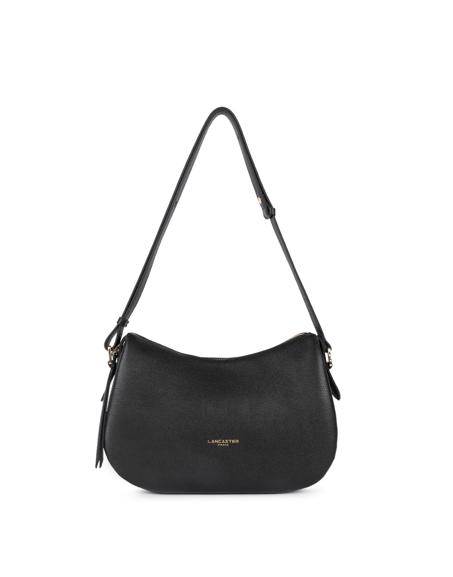 LANCASTER Borsa Besace Dune in Pelle Martellata Noir