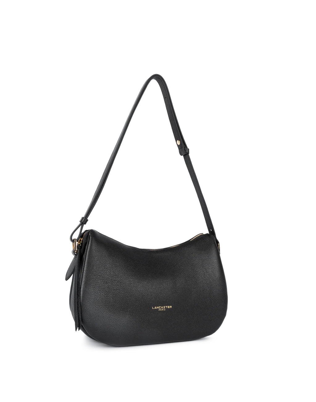 LANCASTER Borsa Besace Dune in Pelle Martellata Noir