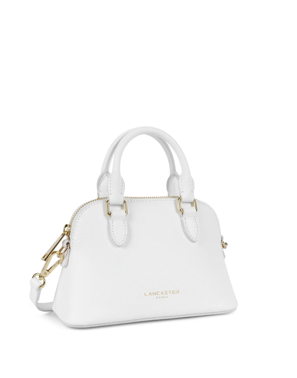 LANCASTER Borsa a Mezzaluna Piccola Sierra Jia Blanc Cassé