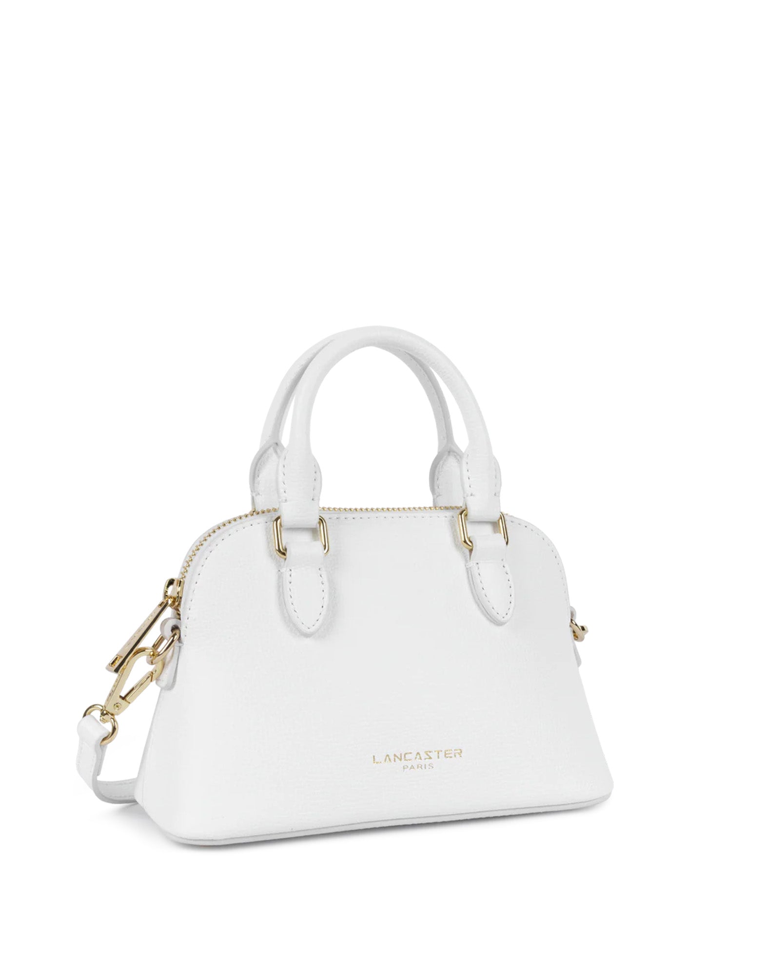 LANCASTER Borsa a Mezzaluna Piccola Sierra Jia Blanc Cassé