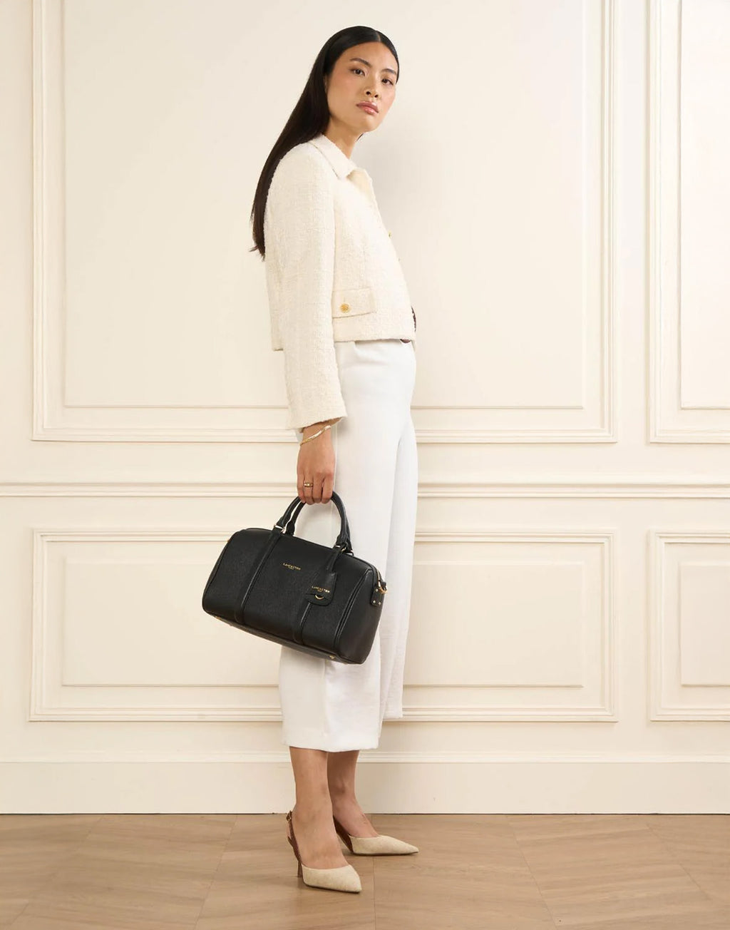 LANCASTER Borsa a Bauletto Grande Milano Ana Noir