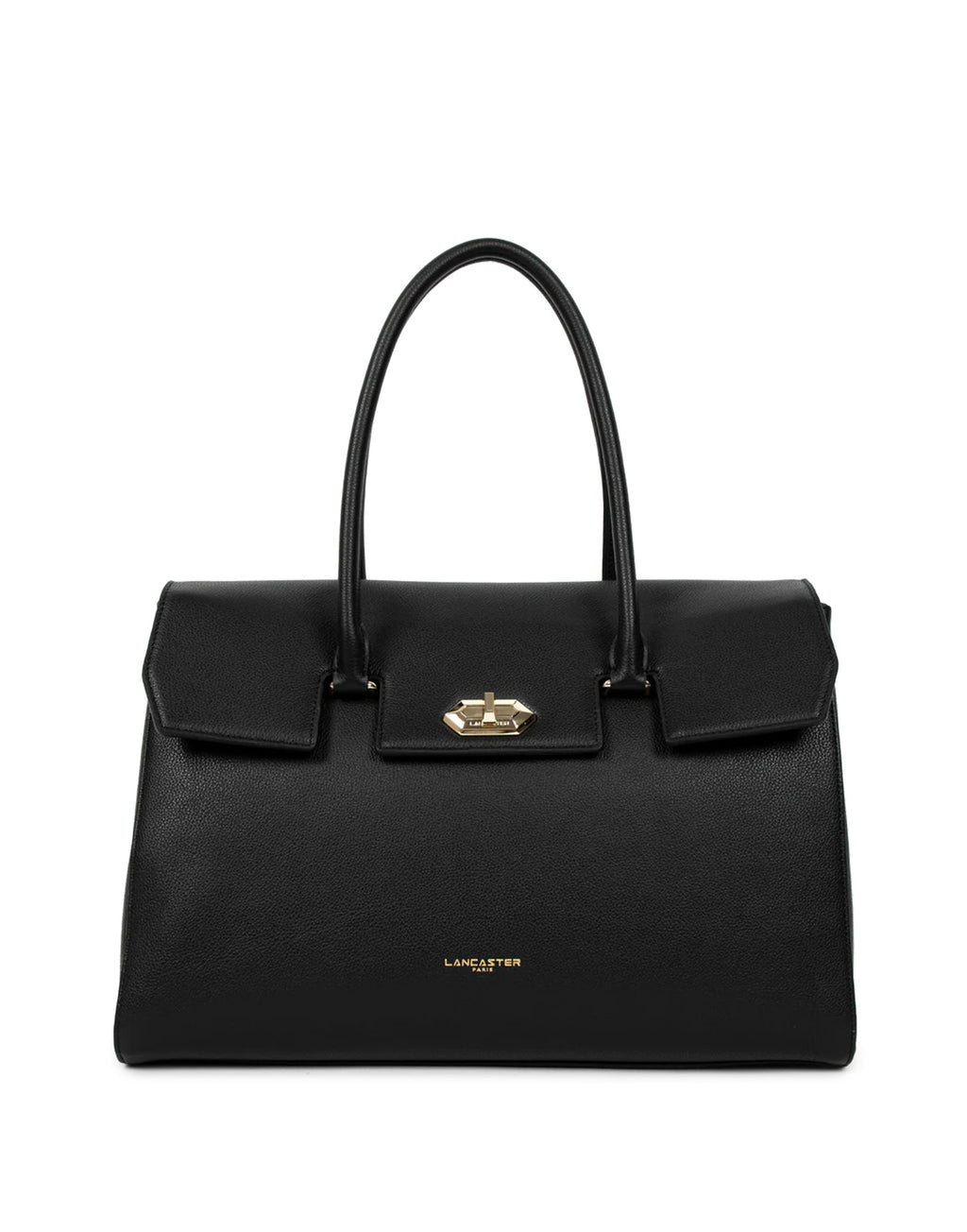 LANCASTER Borsa Grande Milano Cosmos a Spalla in Pelle Noir