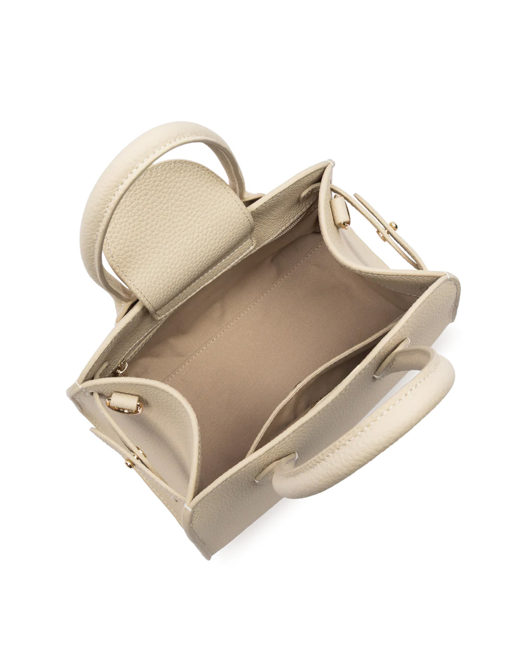 LANCASTER Borsa Piccola Toro Hopper in Pelle Taurillon Vanille