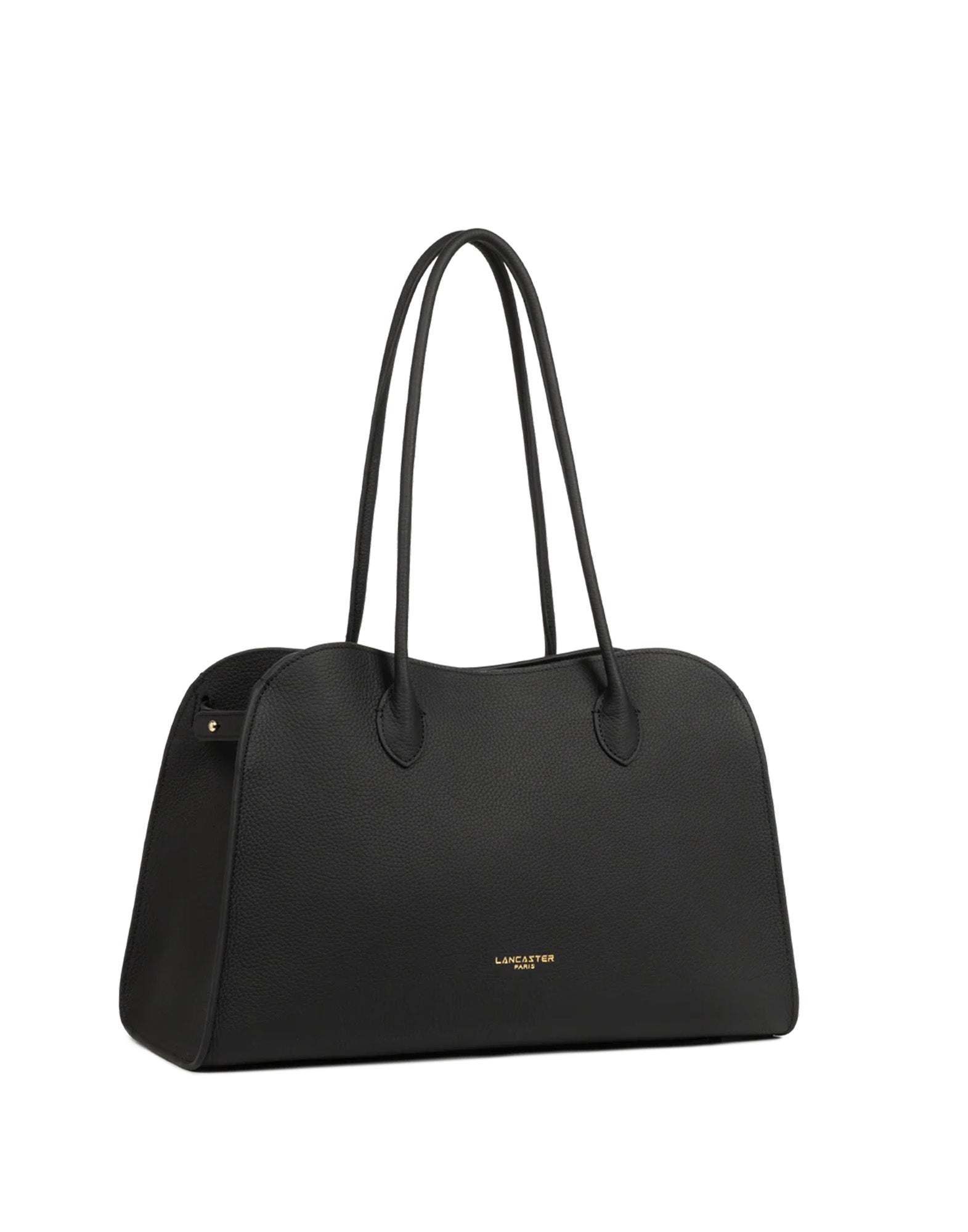 LANCASTER Borsa a Spalla Toro Hopper Grande in Pelle Noir