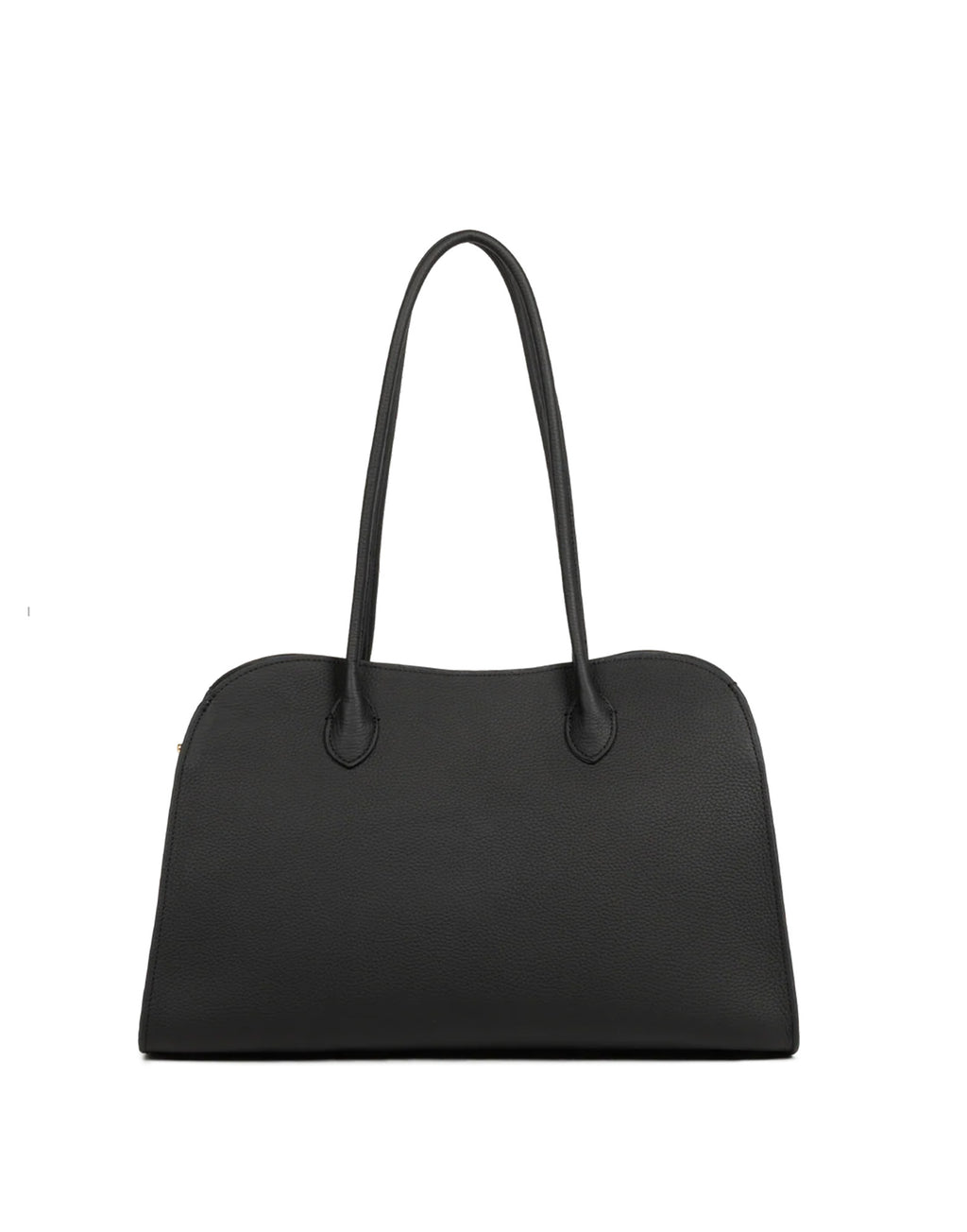 LANCASTER Borsa a Spalla Toro Hopper Grande in Pelle Noir