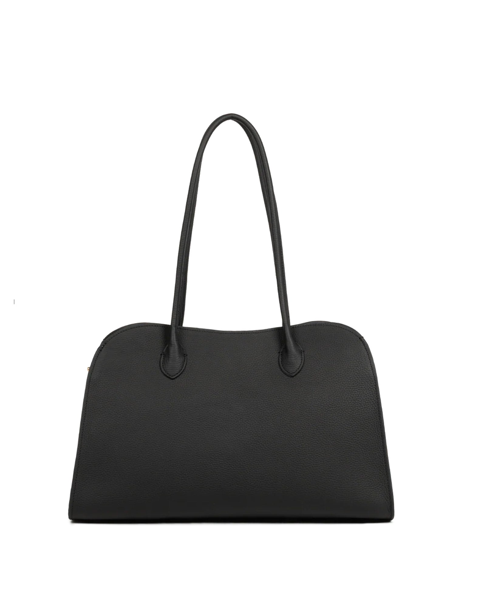 LANCASTER Borsa a Spalla Toro Hopper Grande in Pelle Noir