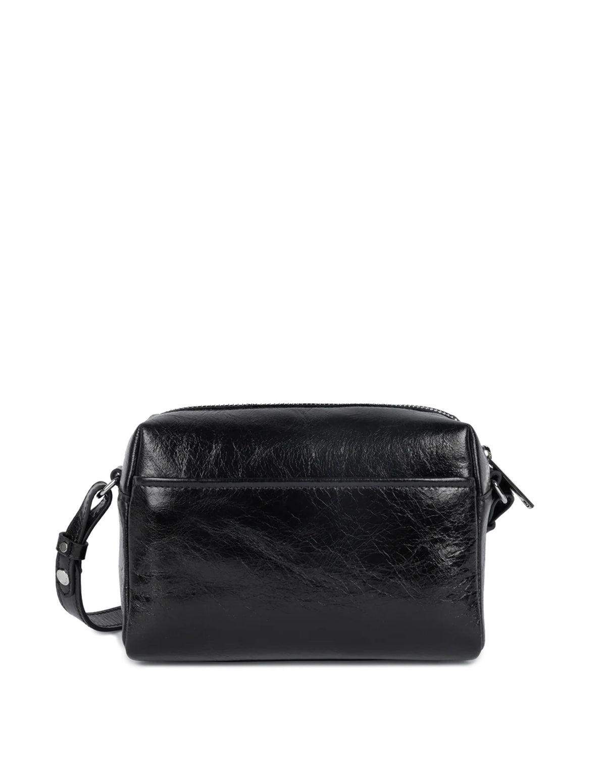 LANCASTER Borsa a Tracolla Rétro Cube in Pelle Noir