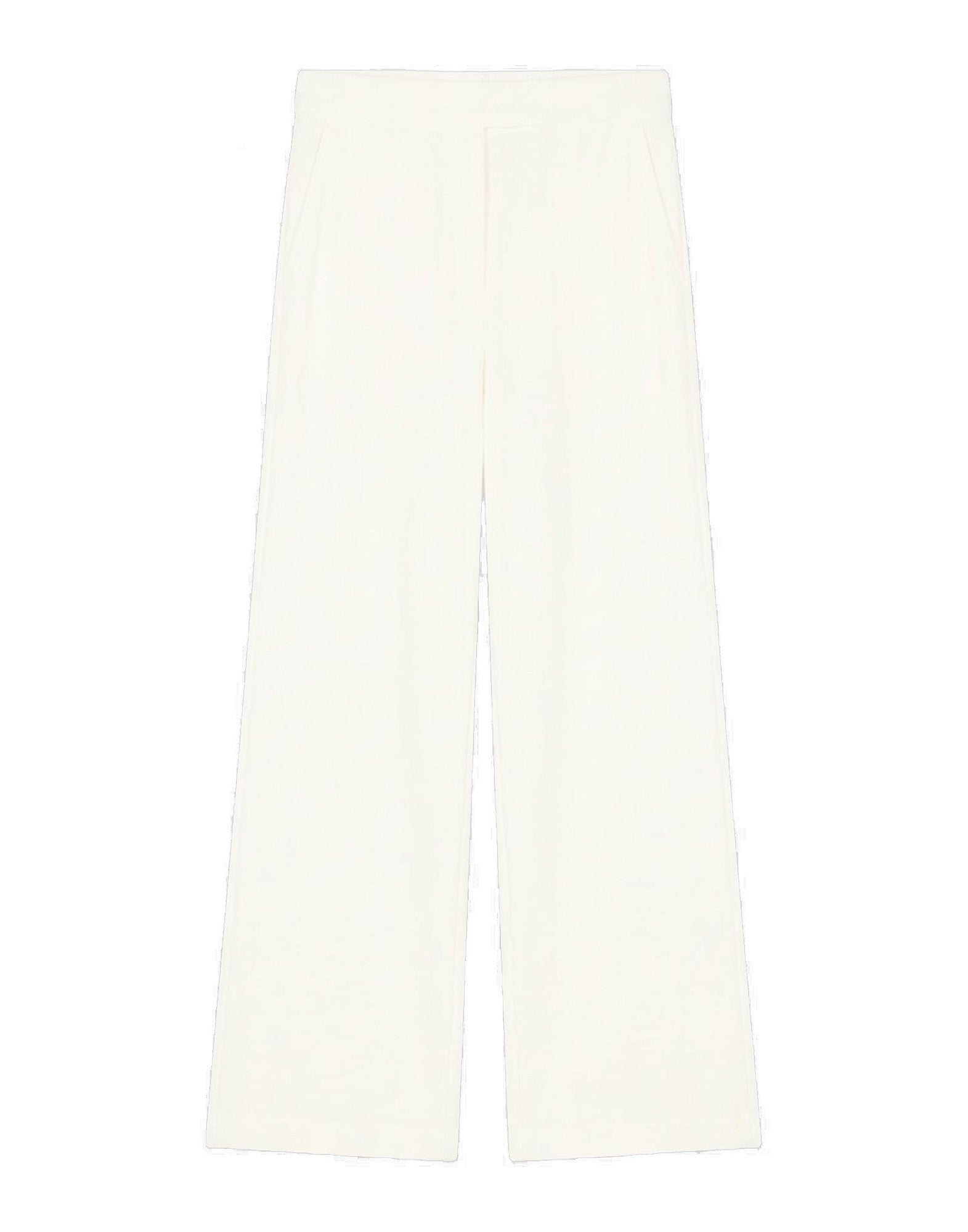 MAJESTIC FILATURES Pantaloni Milk in Spugna Latte