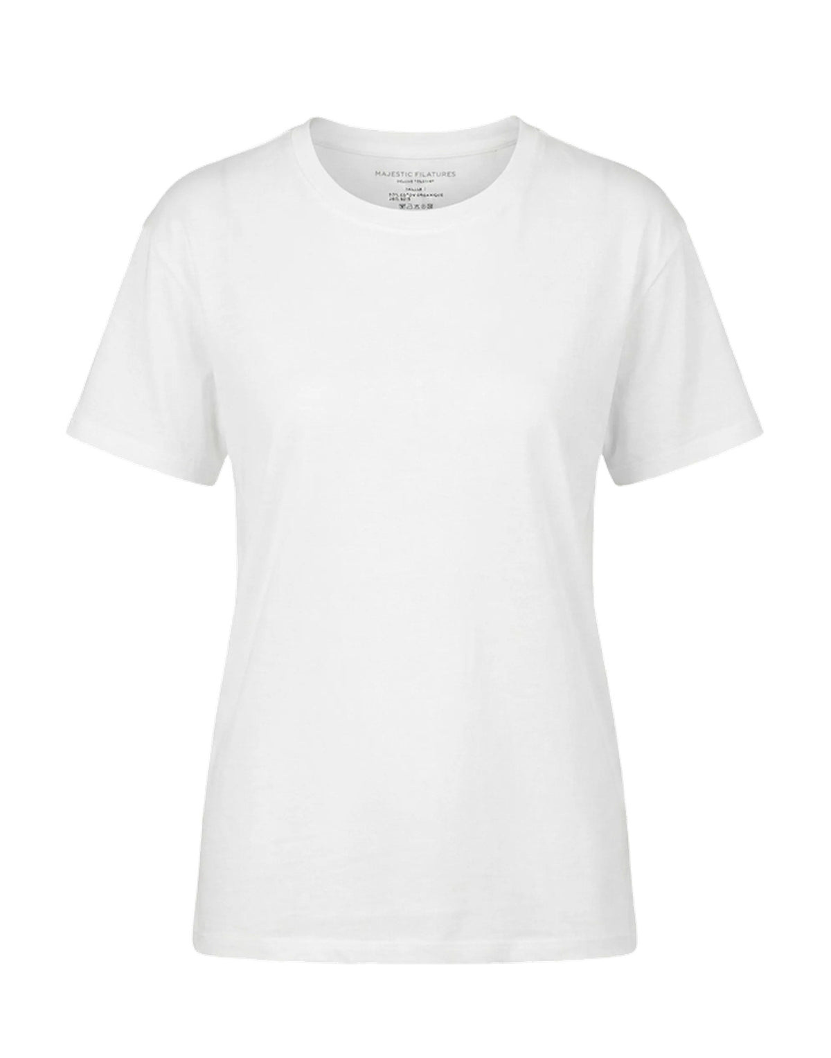 MAJESTIC FILATURES T-shirt Girocollo in Cotone Milk
