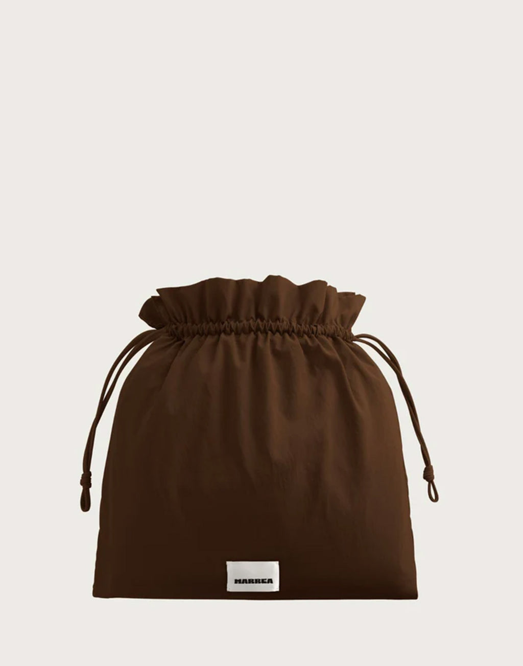 MARREA Shopping Media in Neoprene Intrecciato Caramel Caffè