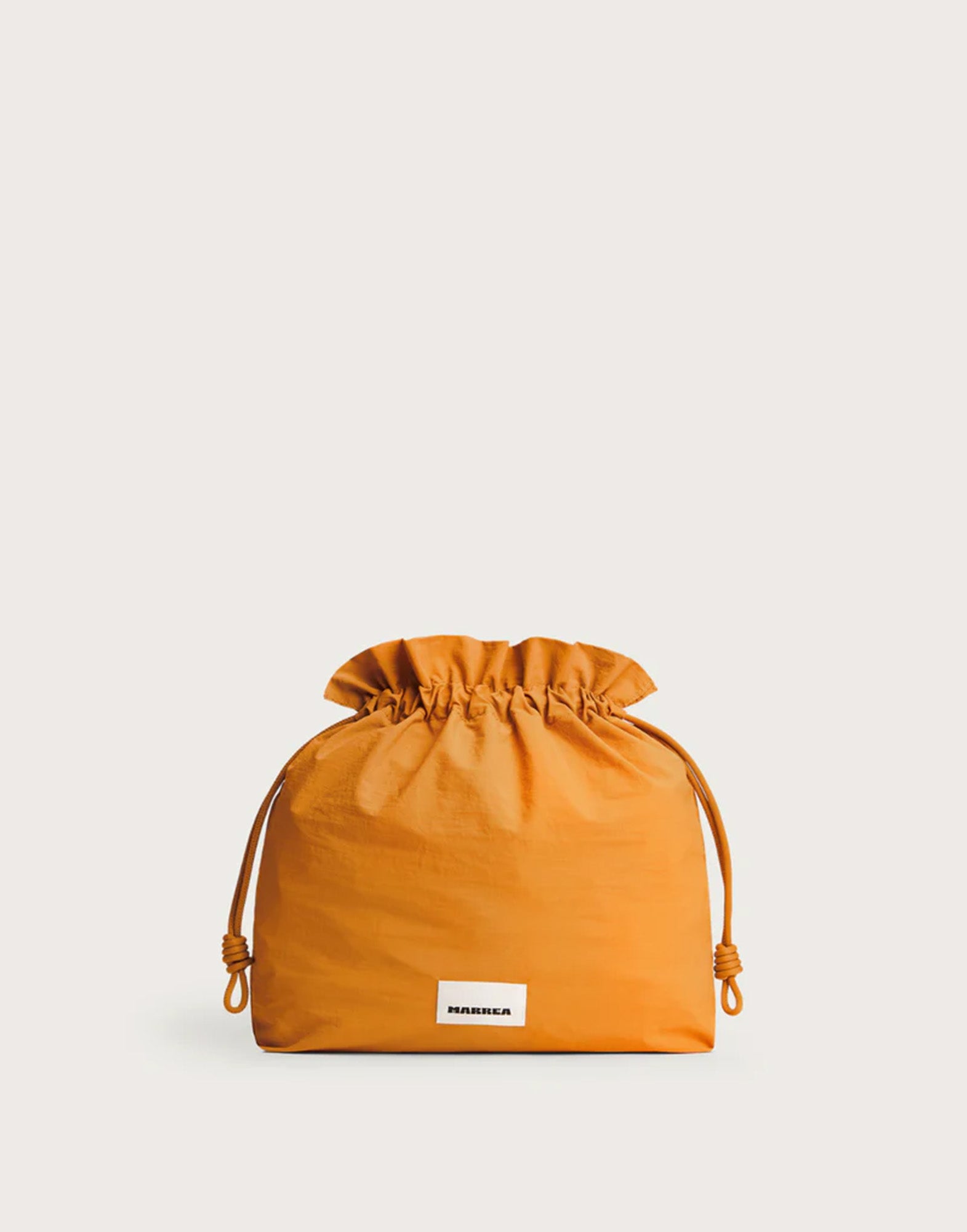 MARREA Shoppping Midi in Neoprene Intrecciato Golden Orange