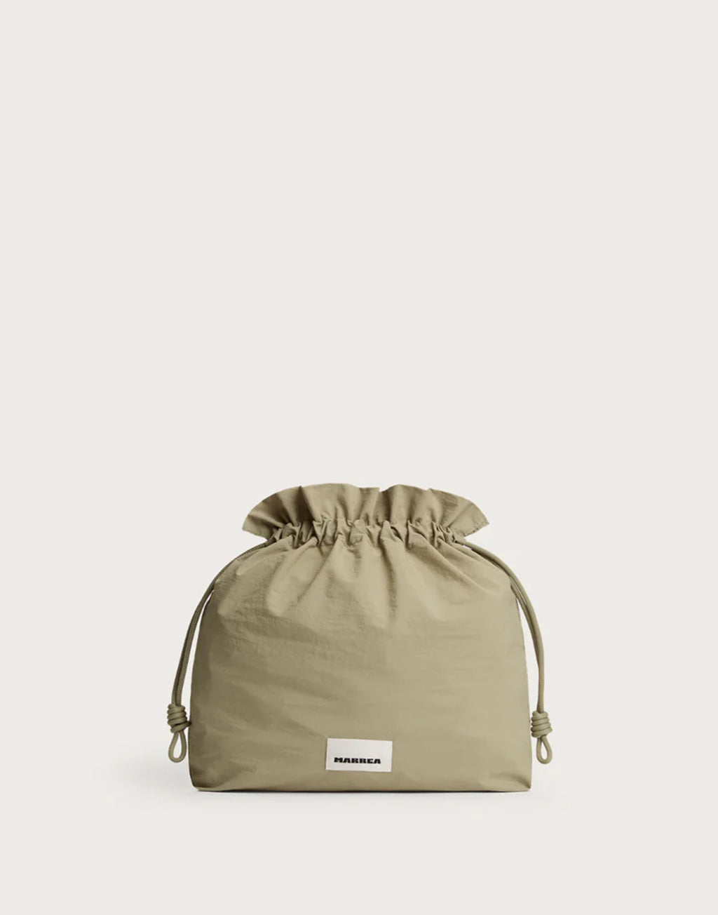 MARREA Shopping Midi in Neoprene Intrecciato Oyster Grey