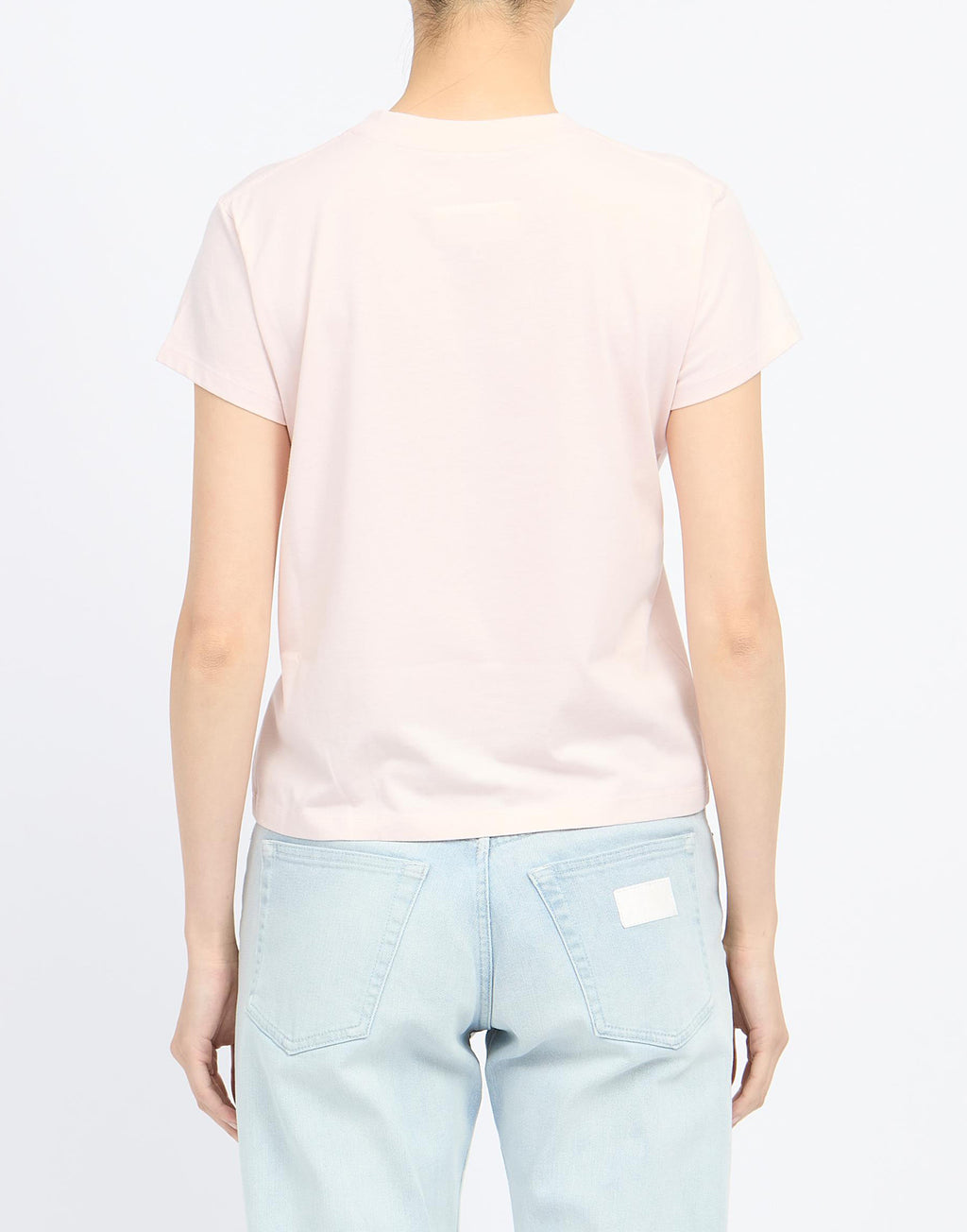 MM6 MAISON MARGIELA T-Shirt in Cotone con Logo Numeric Pink