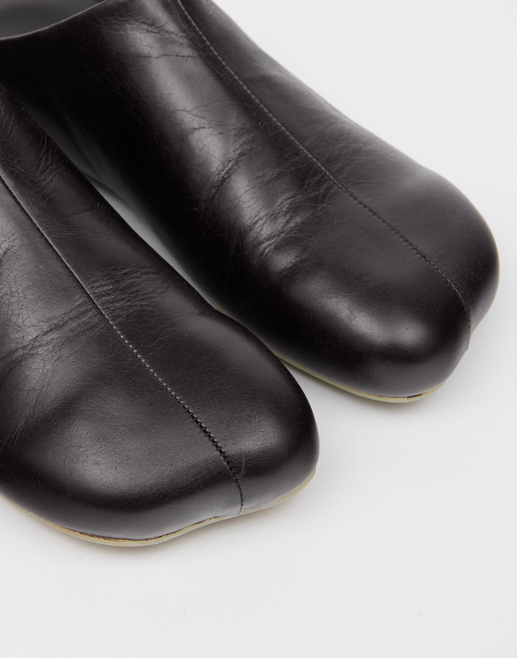 MM6 MAISON MARGIELA Sabot in Pelle di Vitello Eros Nero