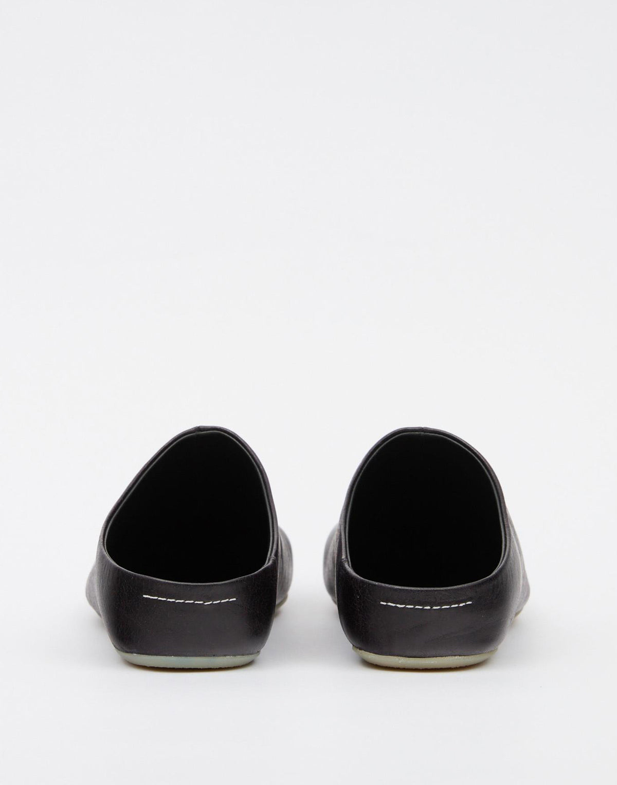 MM6 MAISON MARGIELA Sabot in Pelle di Vitello Eros Nero