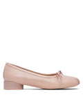 MM6 MAISON MARGIELA Ballerine in Pelle di Vitello con Punta Anatomica Rosa