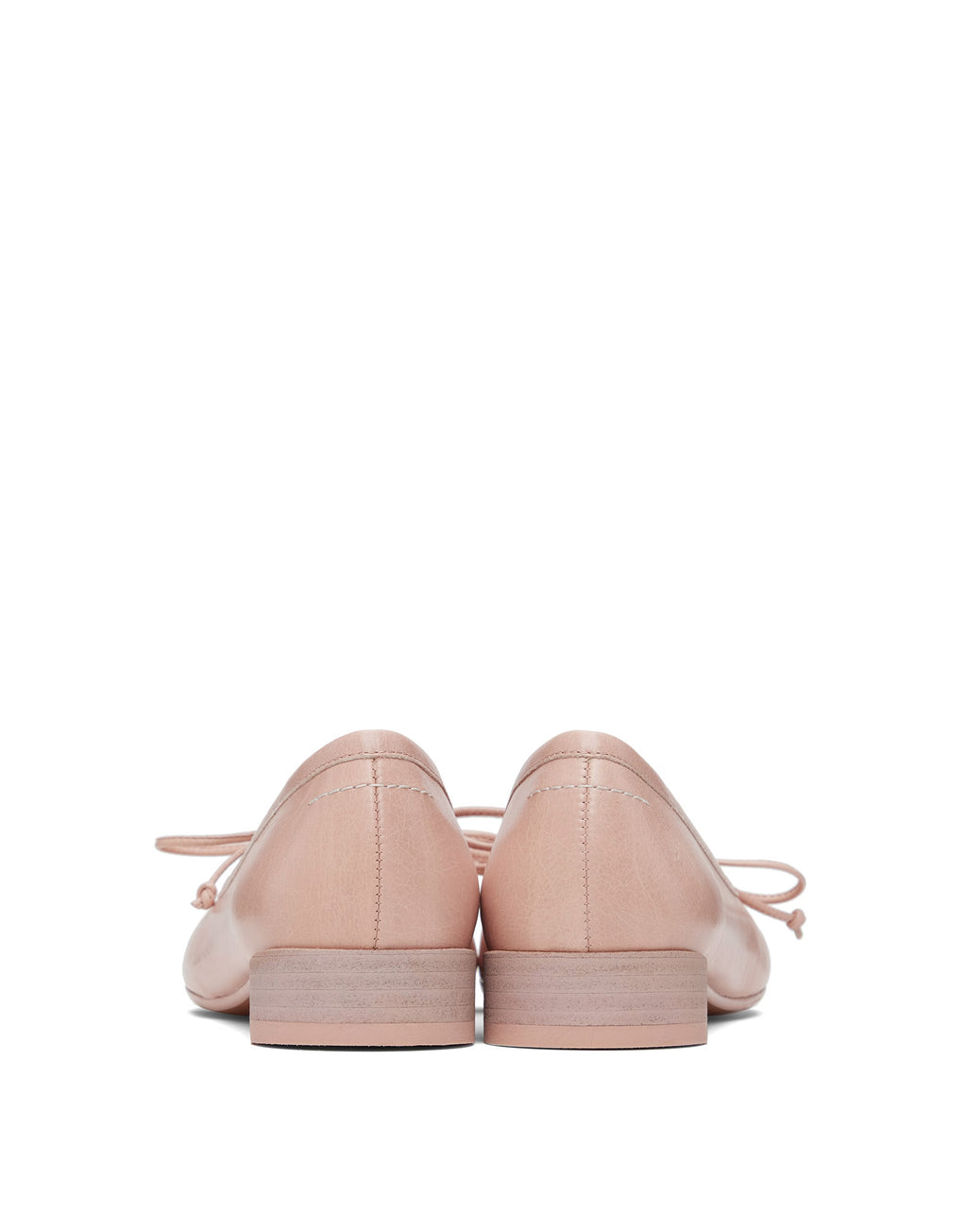 MM6 MAISON MARGIELA Ballerine in Pelle di Vitello con Punta Anatomica Rosa