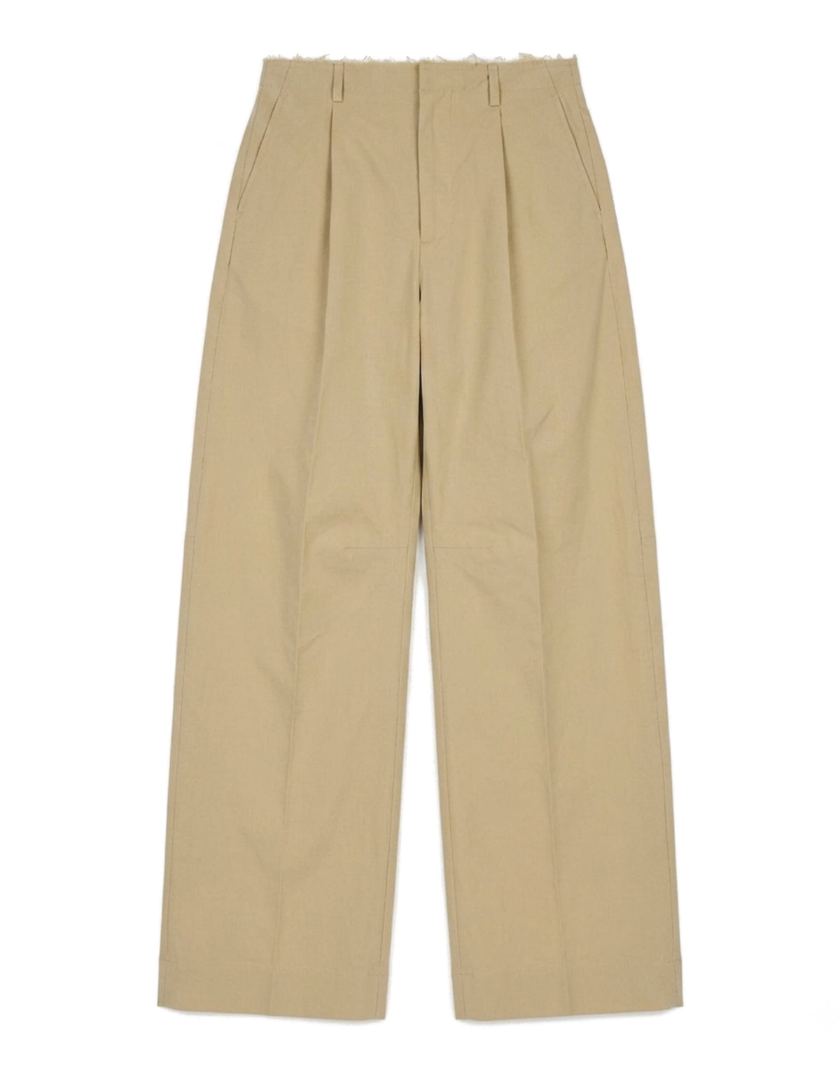 MM6 MAISON MARGIELA Pantaloni in Cotone Nylon a Gamba Ampia Beige