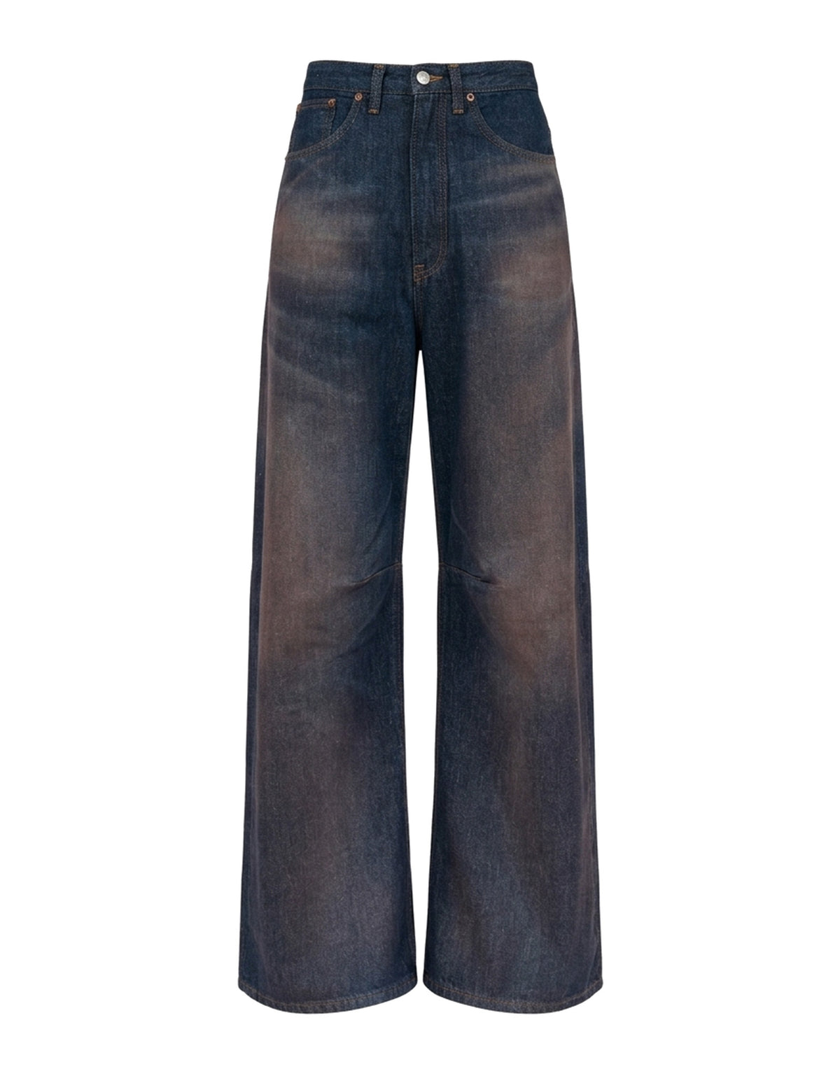 MM6 MAISON MARGIELA Jeans 5 Tasche in Denim Blu